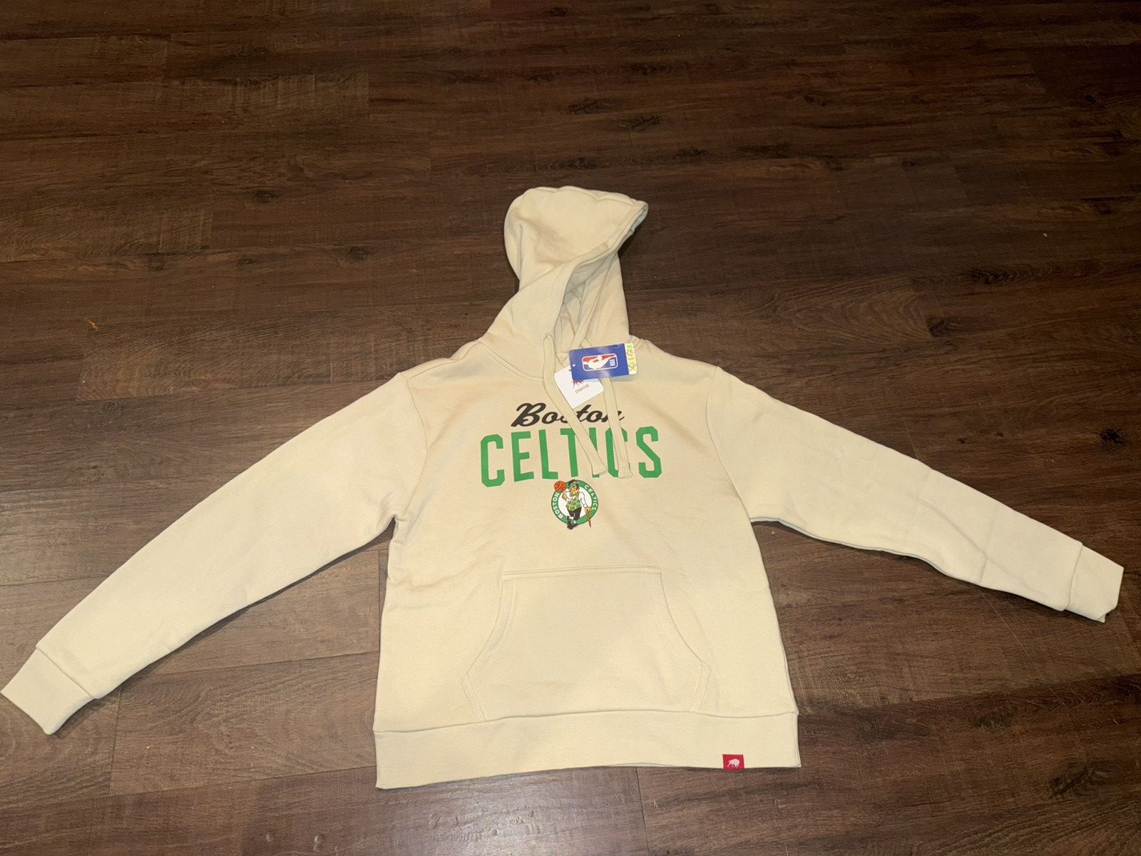 Other Women's Boston Celtics Sportiqe Cream Pullover Hoodie Size S / US 4 / IT 40 - 4 Thumbnail