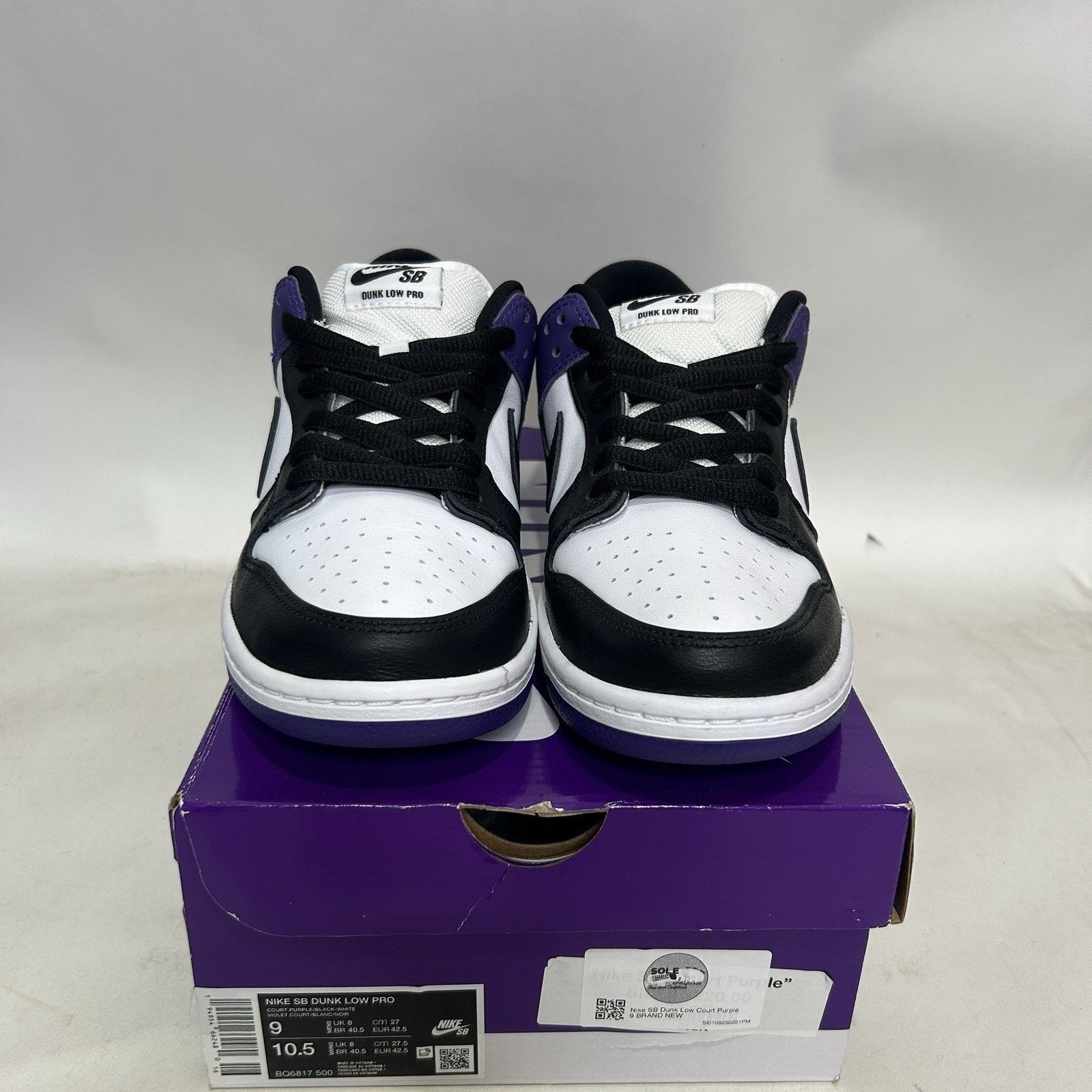 Nike Nike SB Dunk Low Pro “Court Purple” Size US 9 / EU 42 - 2 Thumbnail