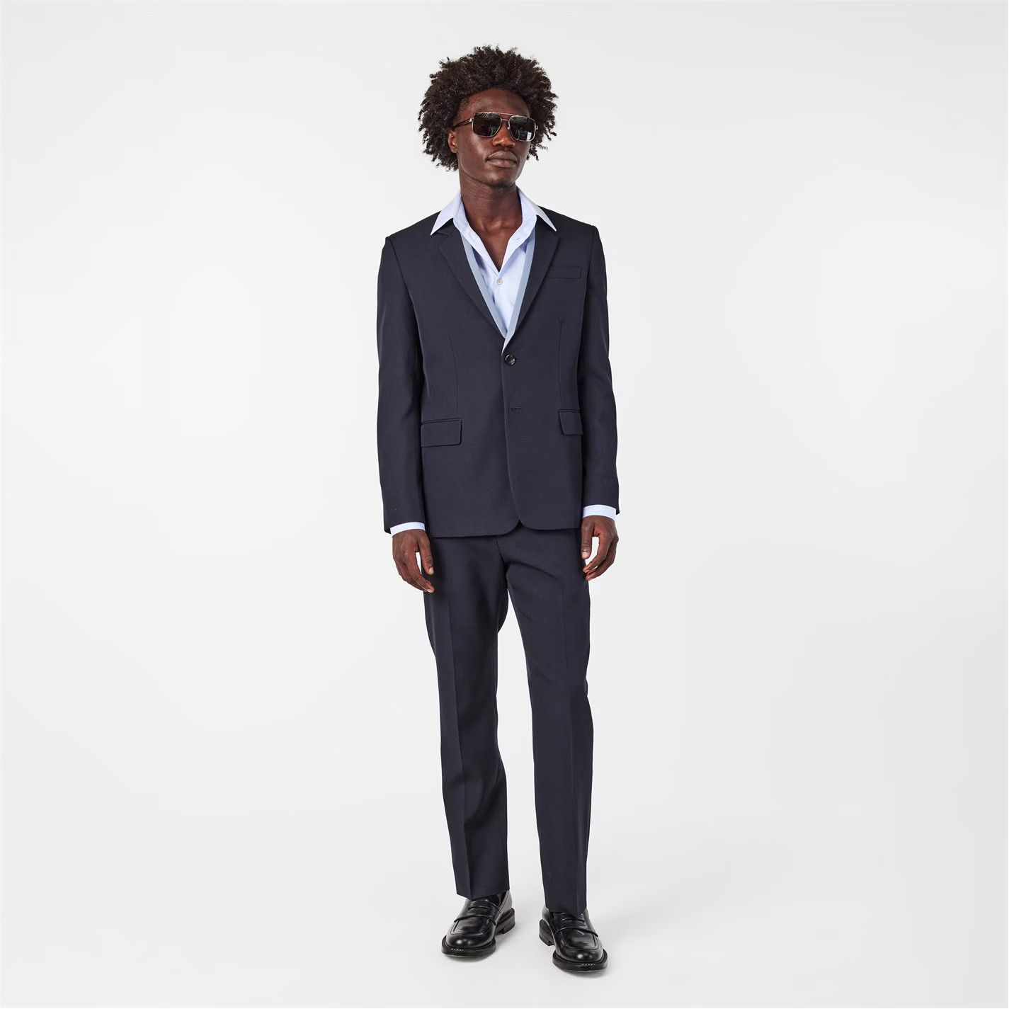 Gucci o1g2r1mq0426 Single Breasted Contrast Blazer in Blue Size US S / EU 44-46 / 1 - 5 Thumbnail