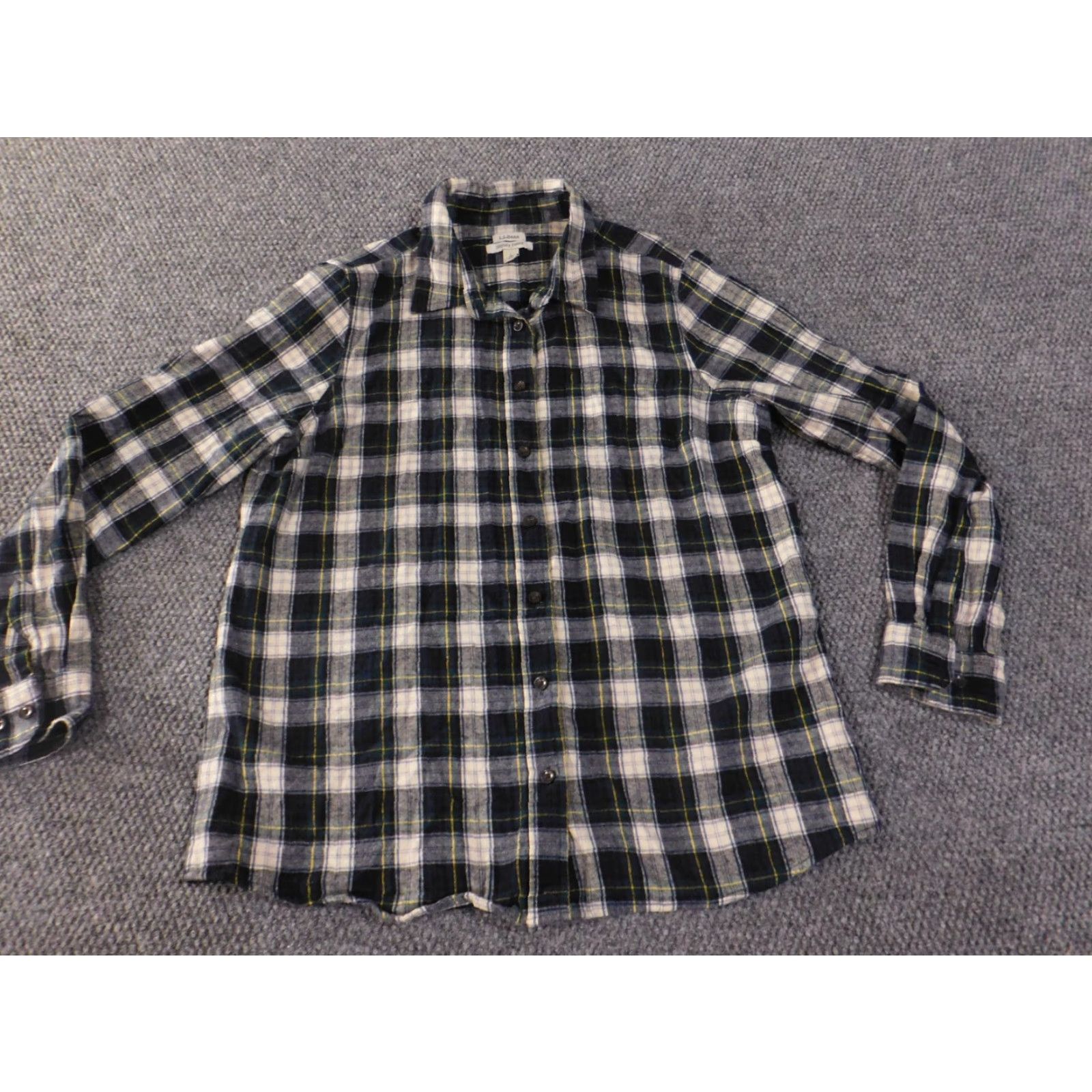 Vintage L.L. Bean Shirt Mens Large Plaid Flannel Button-Down Cotton Outdoors Casual Size US M / EU 48-50 / 2 - 3 Thumbnail