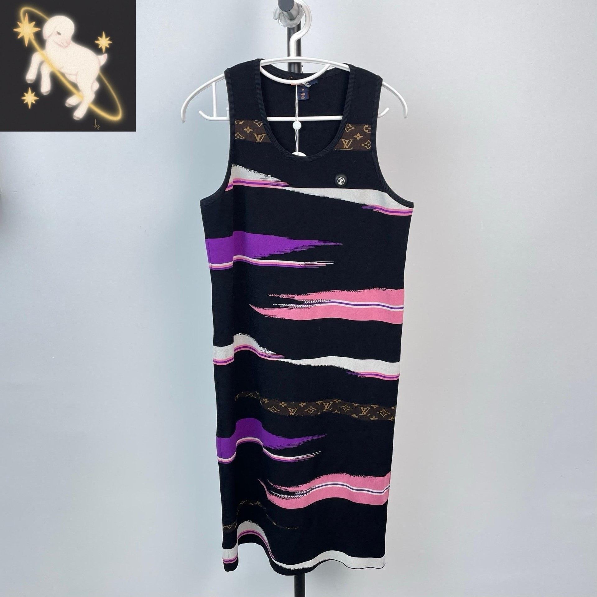 Louis Vuitton Louis Vuitton Purple Dress M Women Size M / US 6-8 / IT 42-44 - 1 Thumbnail