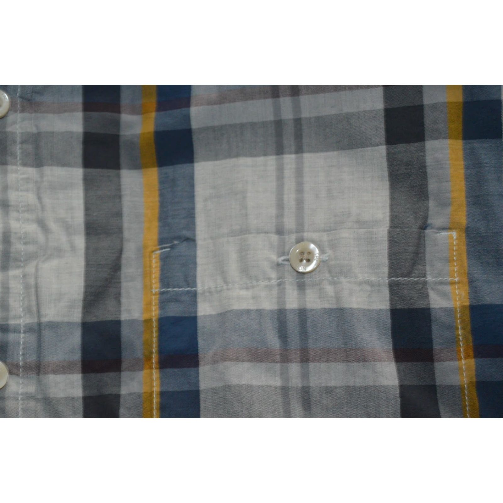 The North Face The North Face Men's Cotton Gray Plaid Long Sleeve Shirt XXL - Button-Up, Regular Fit, Chest Pockets, Cotton, Gray, Casual Shirt, Men Size US XXL / EU 58 / 5 - 3 Thumbnail