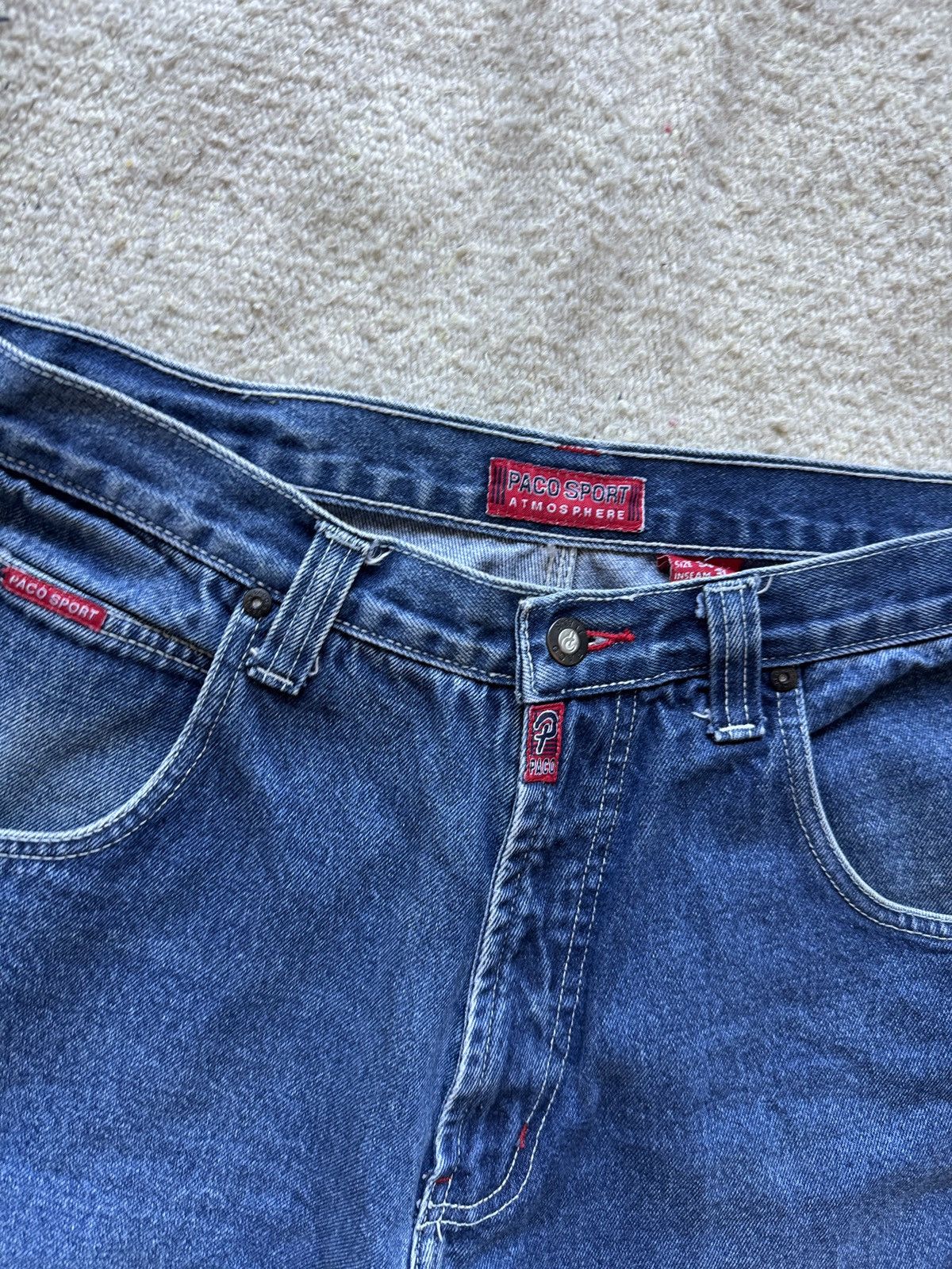 JNCO Y2K PACO Sport JNCO-Style Baggy Wide Leg Jeans 34W Size US 34 / EU 50 - 4 Thumbnail