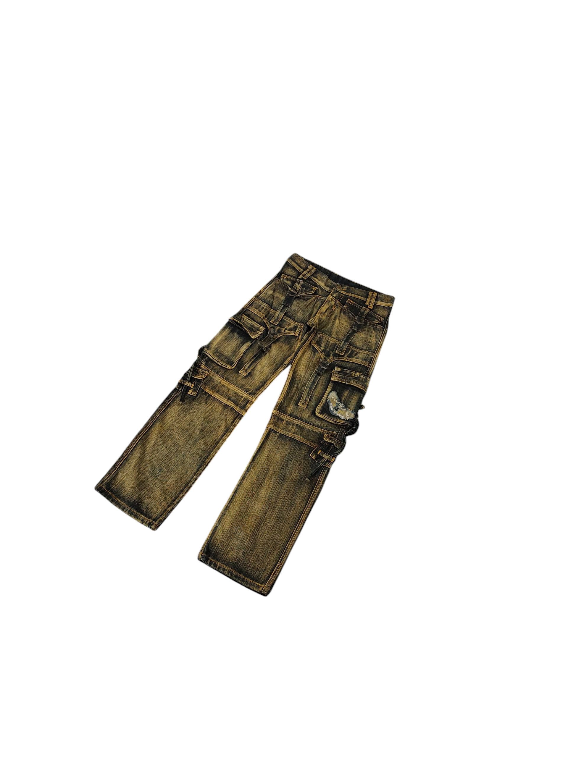 Japanese Brand DeArt Japan Bondage Tactical Multi Pocket Jeans Cyberpunk Size US 30 / EU 46 - 2 Thumbnail