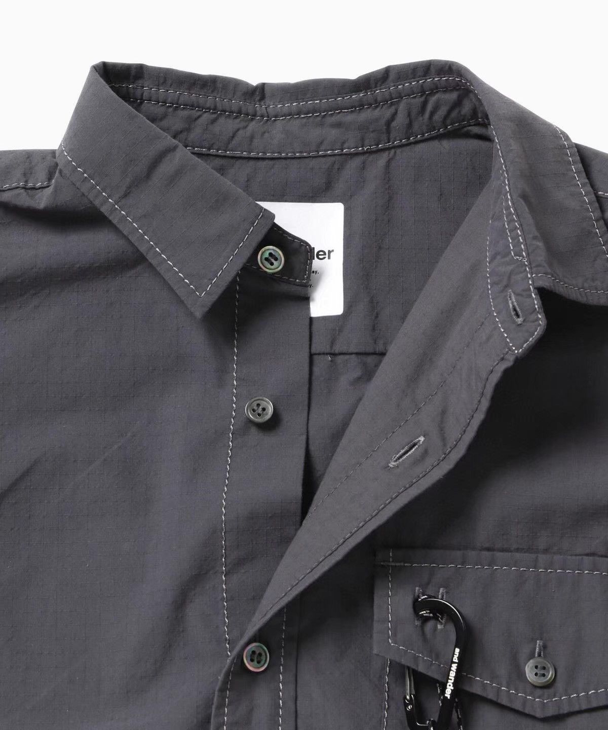 And Wander 2026SS CORDURA Cotton Ripstop Short Sleeve Shirt Ｑ22 Size US L / EU 52-54 / 3 - 3 Thumbnail