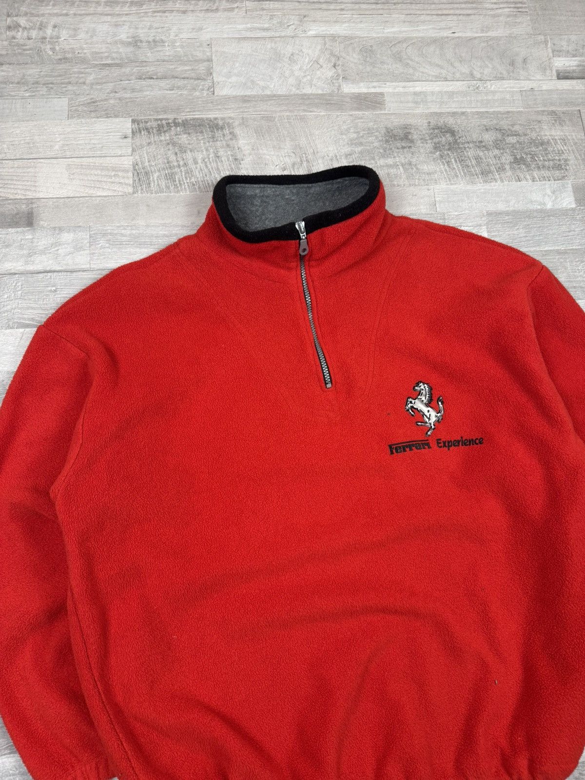 Ferrari Vintage 90s Ferrari Experience Fleece Red Jacket XL sz Size US XL / EU 56 / 4 - 5 Thumbnail