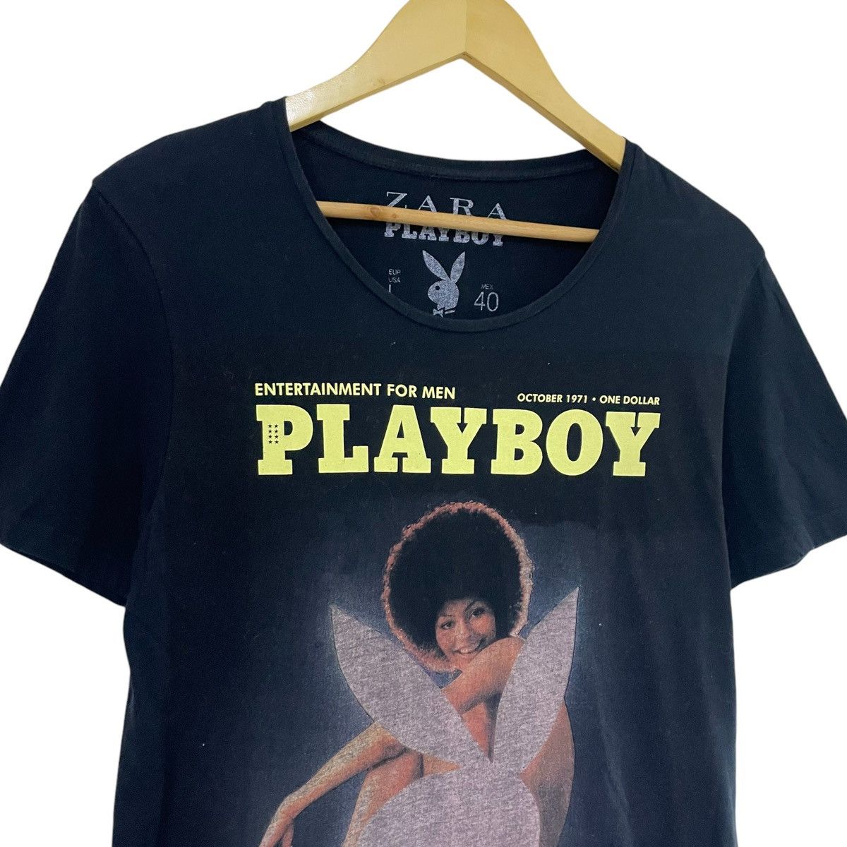 Hysteric Glamour Black Tshirt Playboy Naked Women Sexy Tee Size US M / EU 48-50 / 2 - 3 Thumbnail
