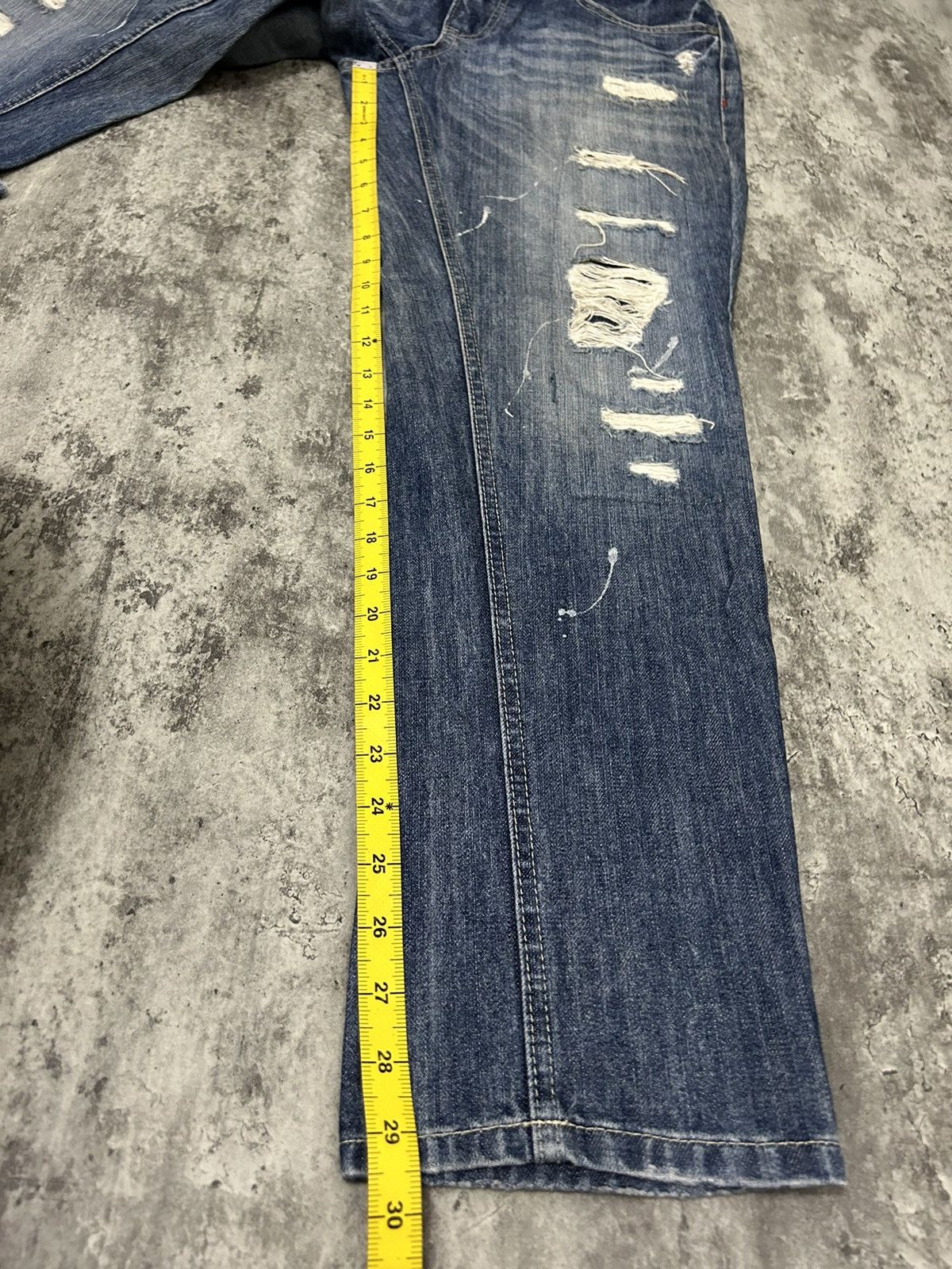 If Six Was Nine × Japanese Brand × Nicole Club 179/WG Nicole Club Distressed Bandana Pocket Back Jeans Size US 32 / EU 48 - 23 Thumbnail