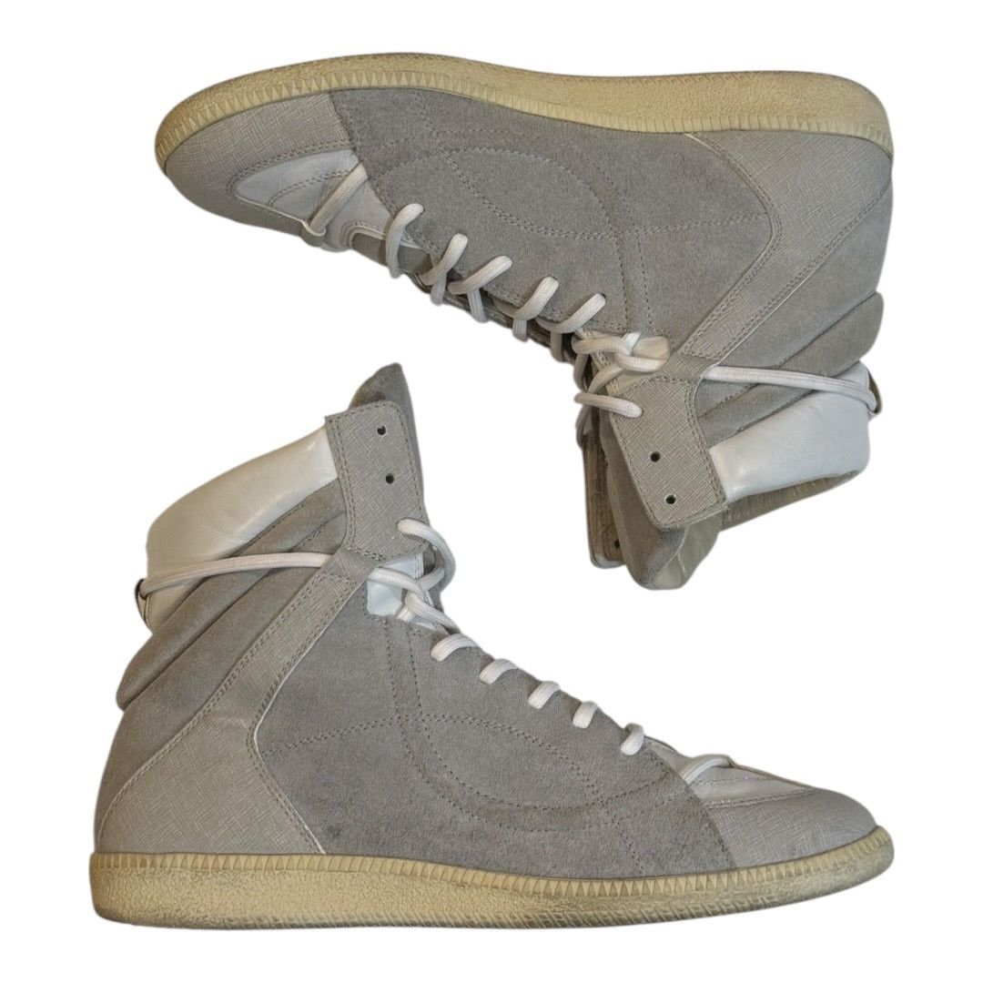 Maison Margiela Maison Margiela Spring 2012 Lace-Through Hightop Sneakers Size US 8.5 / EU 41-42 - 3 Thumbnail