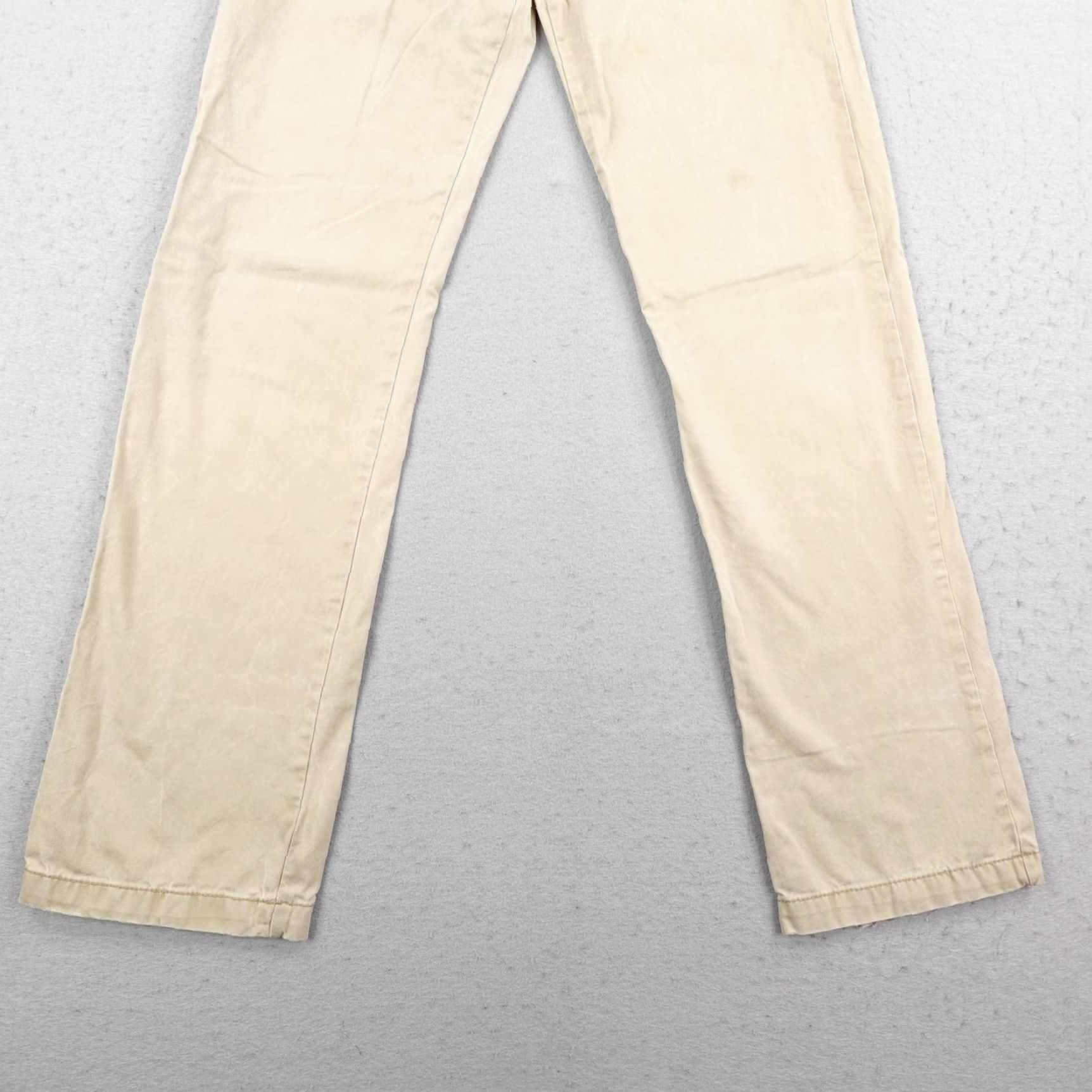 Abercrombie & Fitch Abercrombie & Fitch Pants Mens 32x34 Khaki Beige Tan Chino Button Fly Twill Casual Workwear Size US 32 / EU 48 - 3 Thumbnail