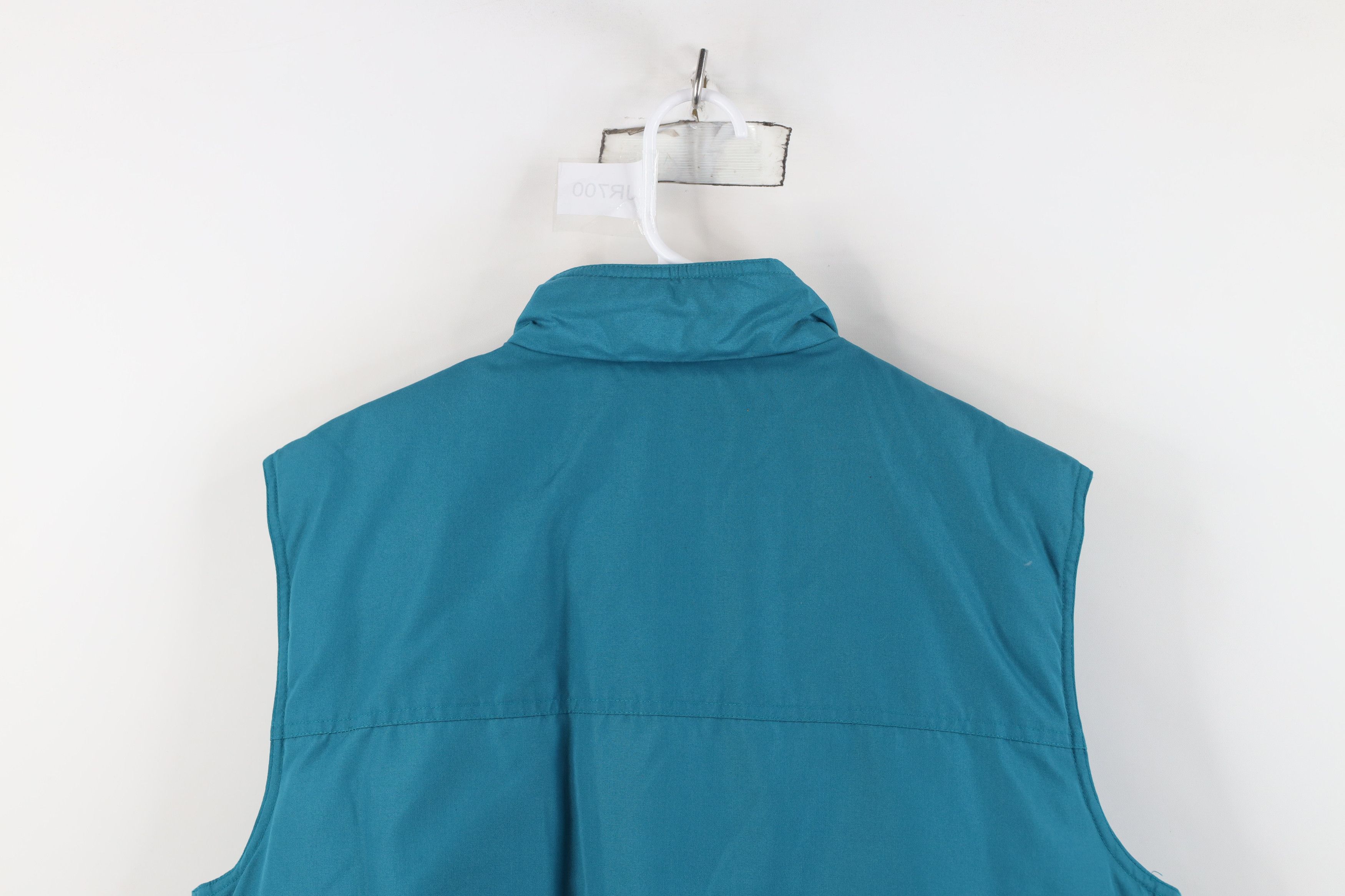 Eddie Bauer Vintage 90s Eddie Bauer Goose Down Puffer Vest Jacket Teal Size L / US 10 / IT 46 - 11 Thumbnail