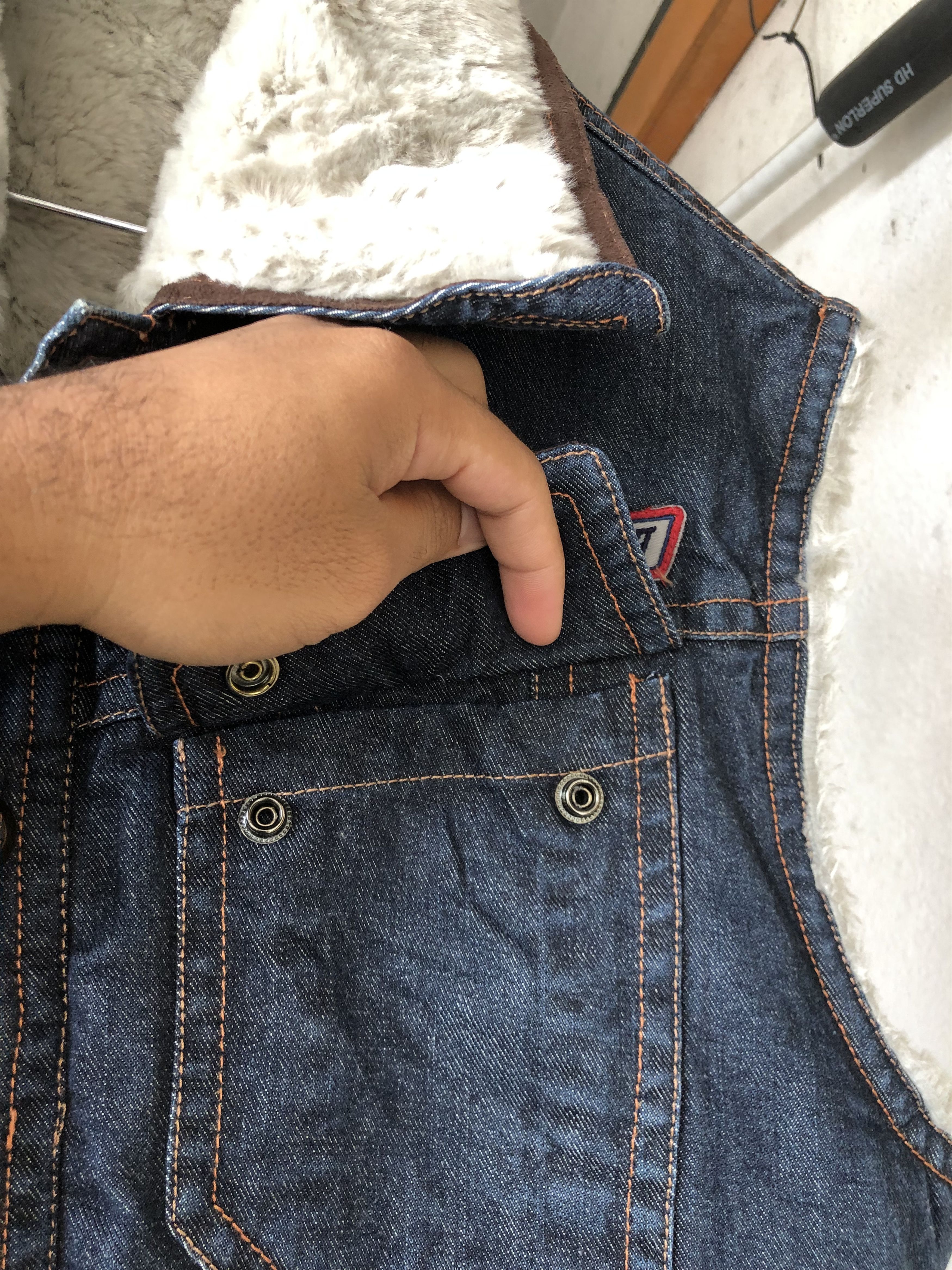 Japanese Brand Rare Majah Flavah Undaground HipHop Denim Vest Jacket Size US L / EU 52-54 / 3 - 5 Thumbnail