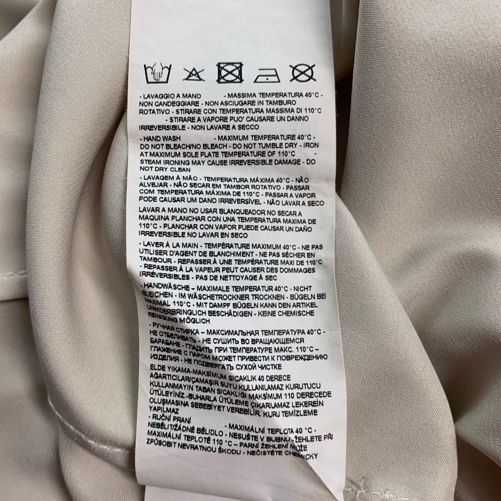 Emporio Armani EMPORIO ARMANI Cream Polyester Sequined Sleeveless Cocktail Size S / US 4 / IT 40 - 8 Thumbnail