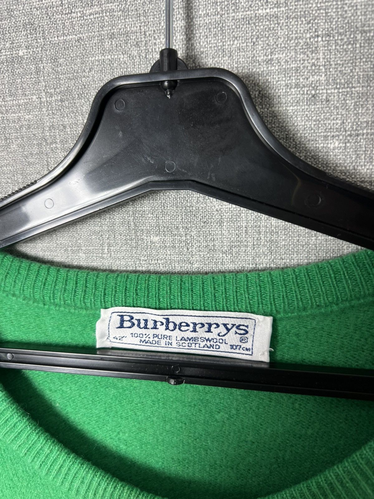 Burberry Vintage Burberrys Golf Crewneck Wool Knit Sweater Scotland Size US M / EU 48-50 / 2 - 12 Thumbnail