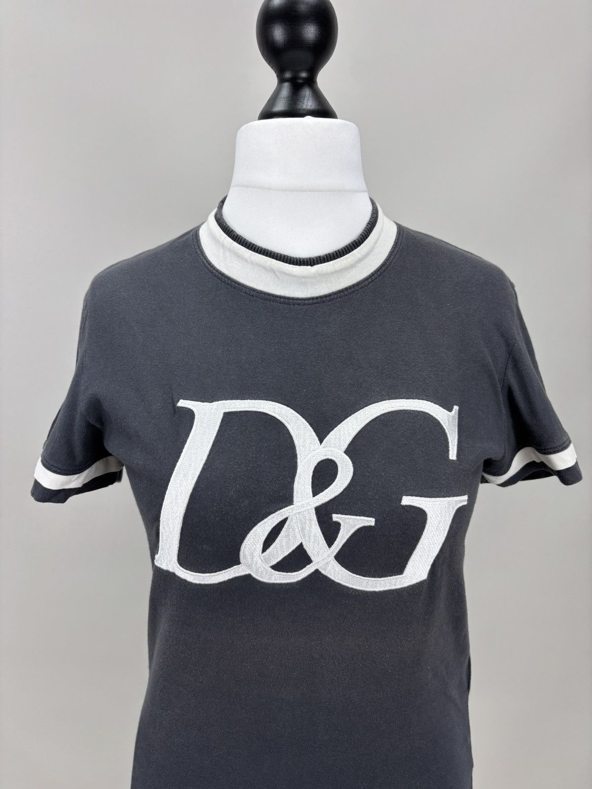 Dolce & Gabbana Womens t shirt Y2k Dolce Gabbana Size S Color Gray Size S / US 4 / IT 40 - 3 Thumbnail