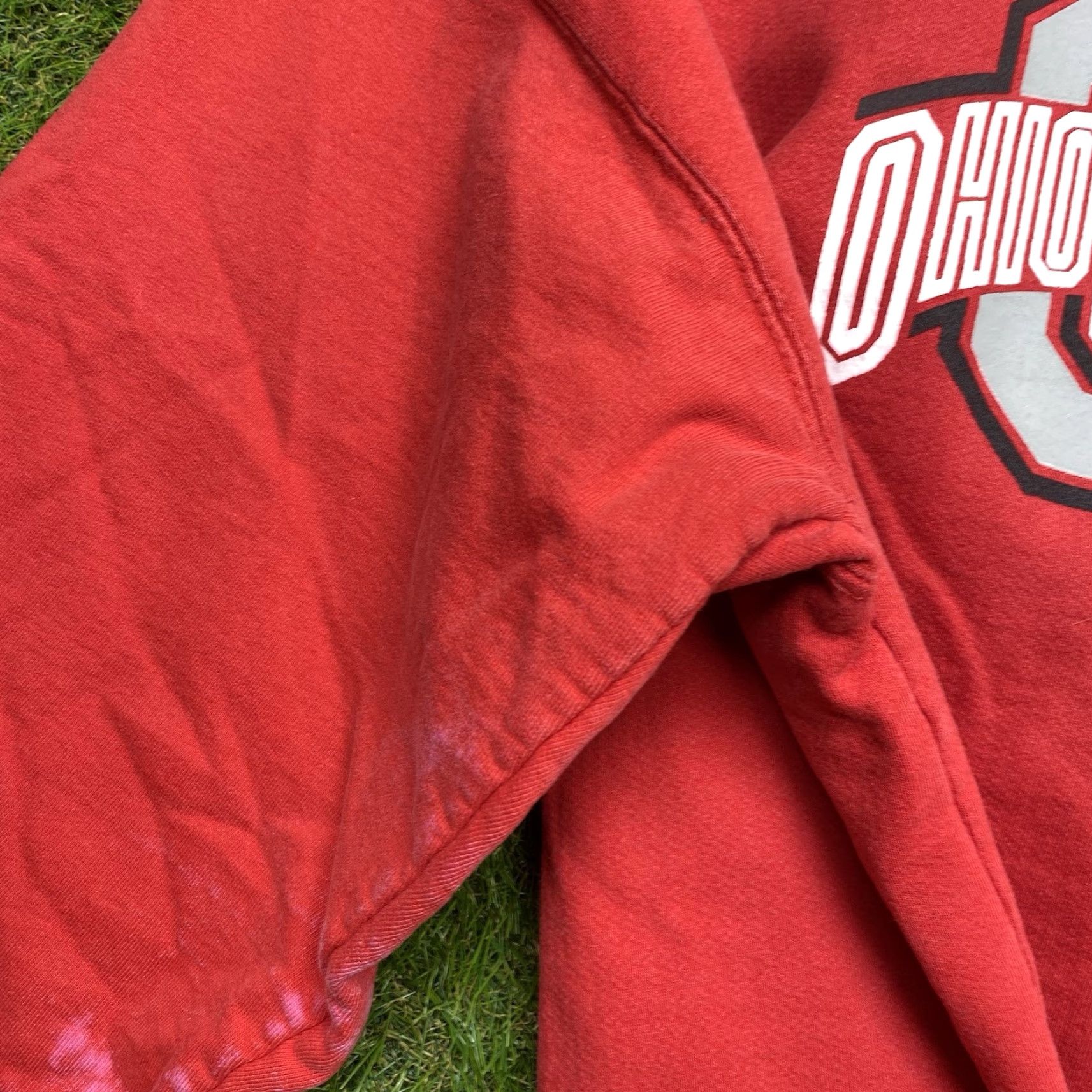 Vintage VINTAGE Ohio State Buckeyes Sweatshirt Mens M Crewneck Nike Sportswear OSU 90s Buckeyes Red Cotton Blend Size US M / EU 48-50 / 2 - 6 Thumbnail