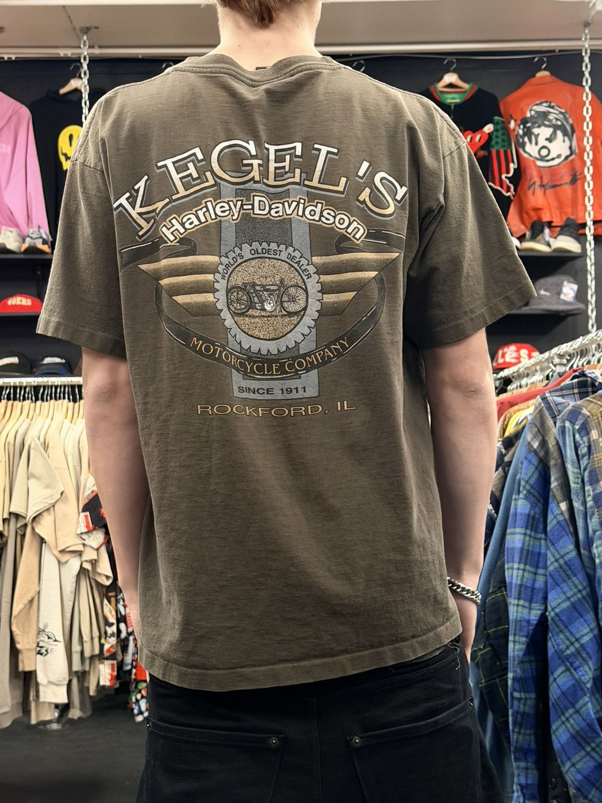 Harley Davidson Harley Davidson Vintage T-Shirt Size US L / EU 52-54 / 3 - 2 Thumbnail