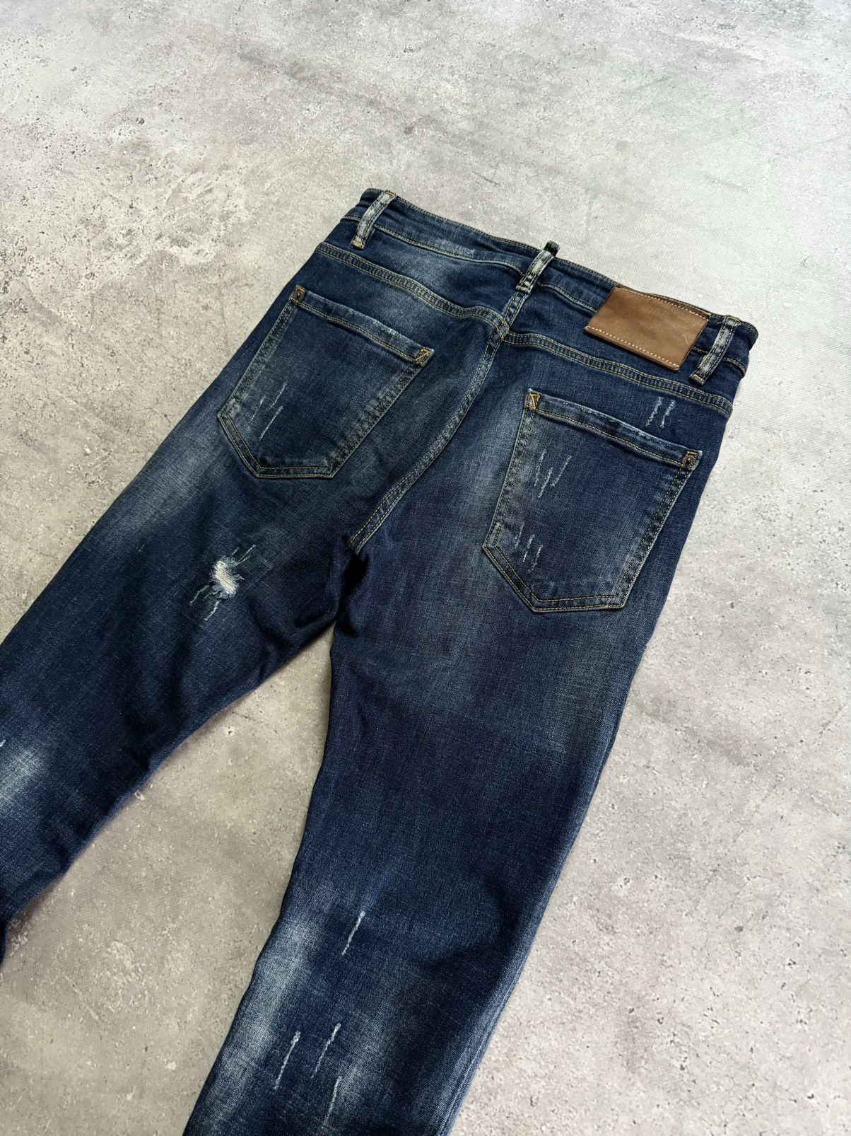Designer × Dsquared2 Dsquared2 2019 Distressed Cool Guy Slim Jeans Pants Size US 30 / EU 46 - 10 Thumbnail