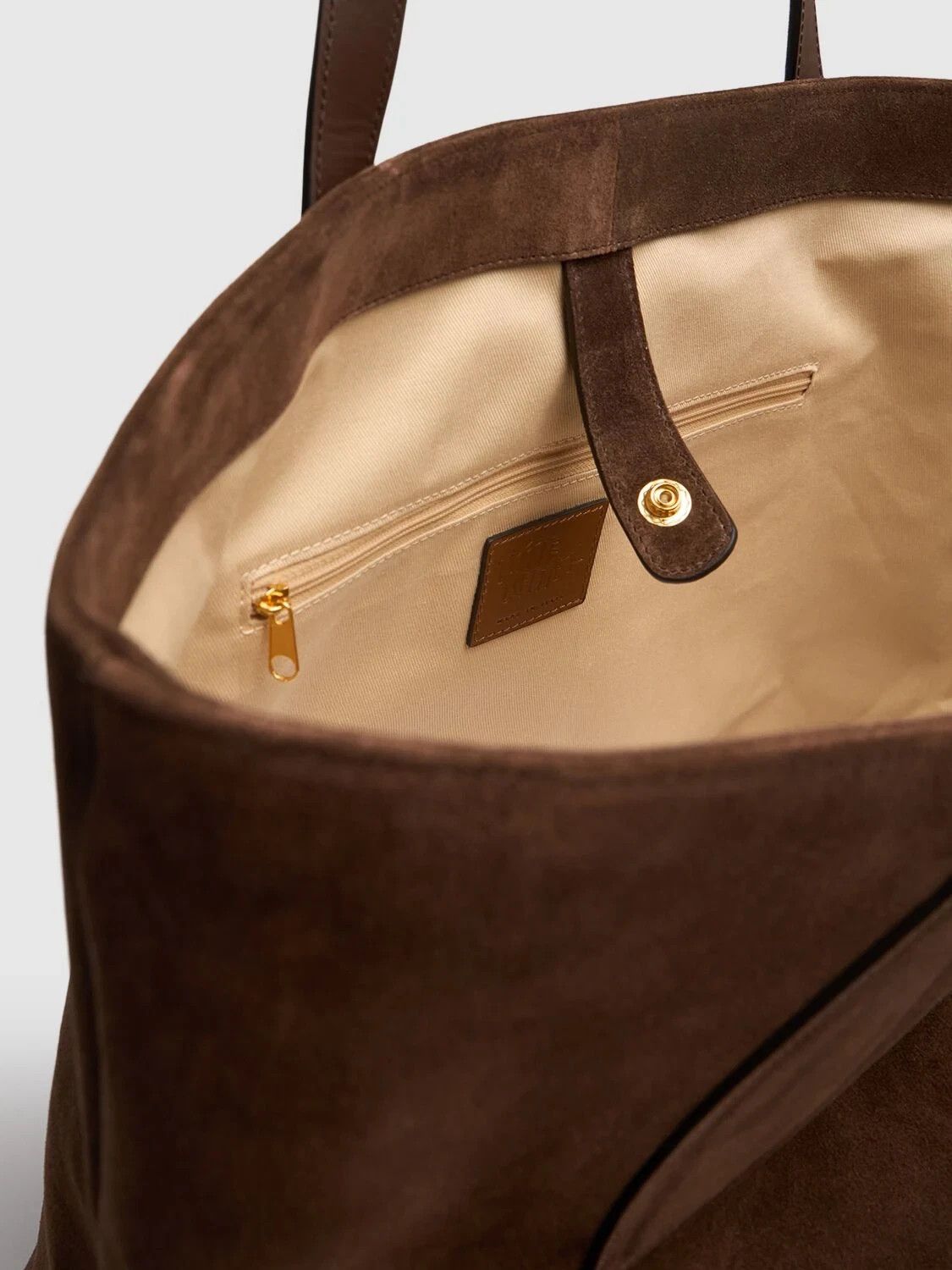 Liffner LIFFNER Sprout Dark Brown Suede Tote Bag New & Authentic Size ONE SIZE - 4 Thumbnail