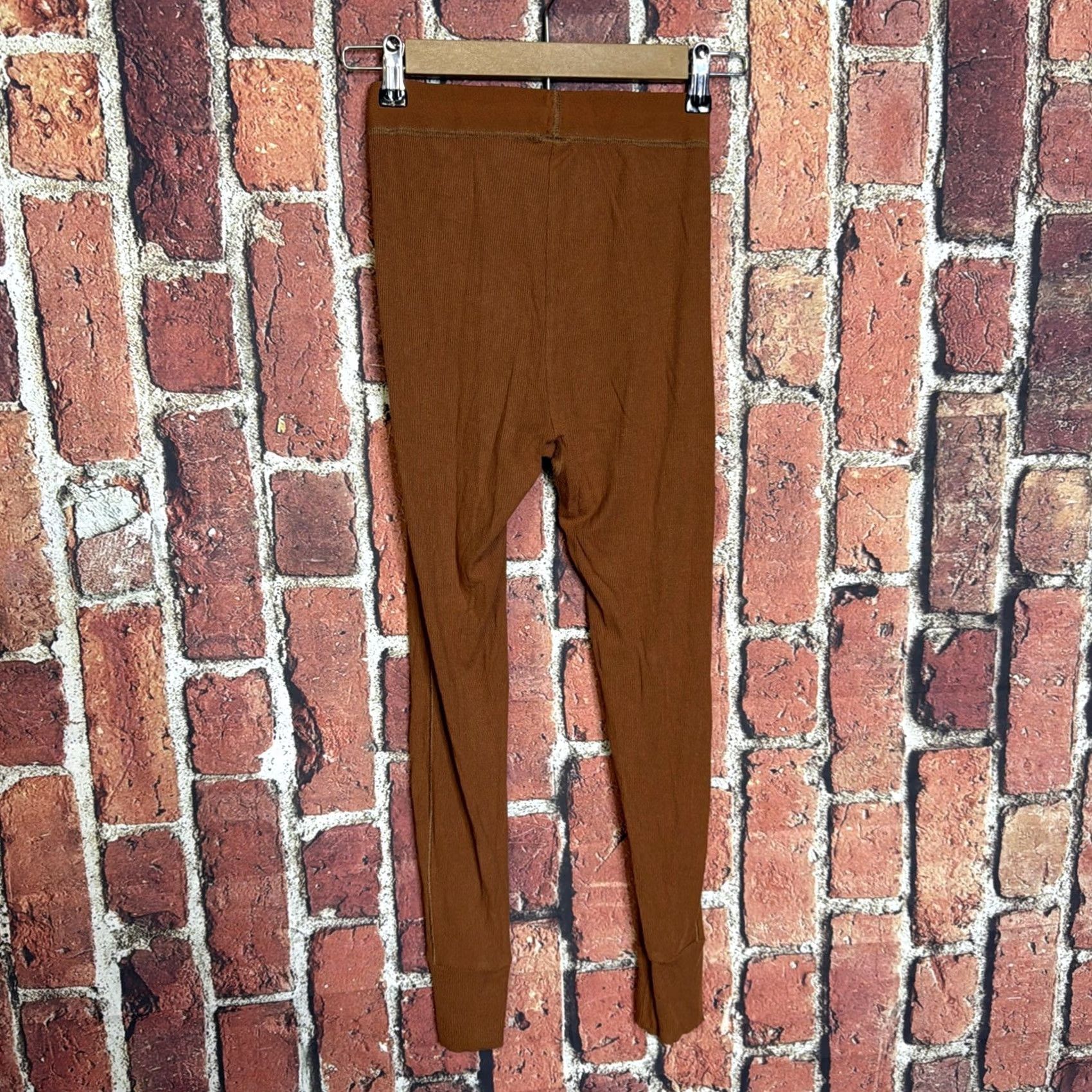SKIMS Skims Ribbed Jersey Pant Women's Pants S Brown Cotton Sweatpants Size S / US 4 / IT 40 - 3 Thumbnail