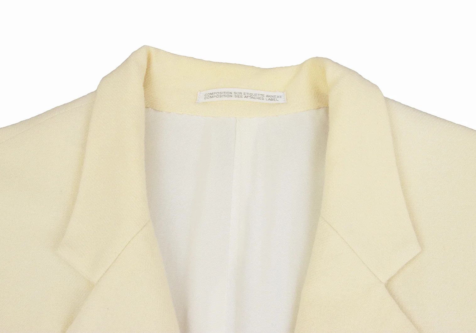 Yohji Yamamoto Yohji Yamamoto Wool Nylon Jacket Cream M Size US M / EU 48-50 / 2 - 3 Thumbnail