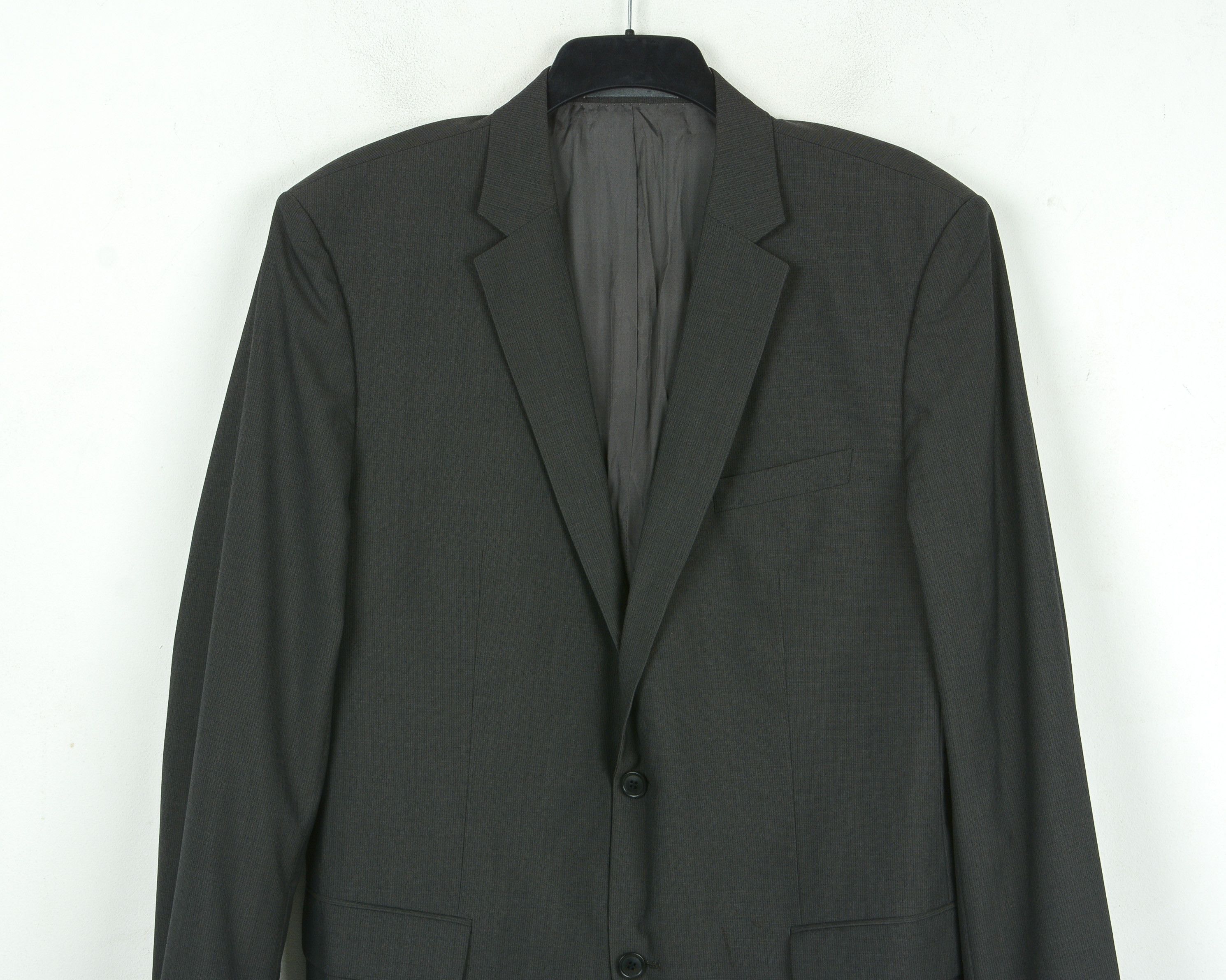 Hugo Boss HUGO BOSS Hudson/Bay Blazer UK 44L Wool Pinstriped Jakko Size 44L - 2 Thumbnail
