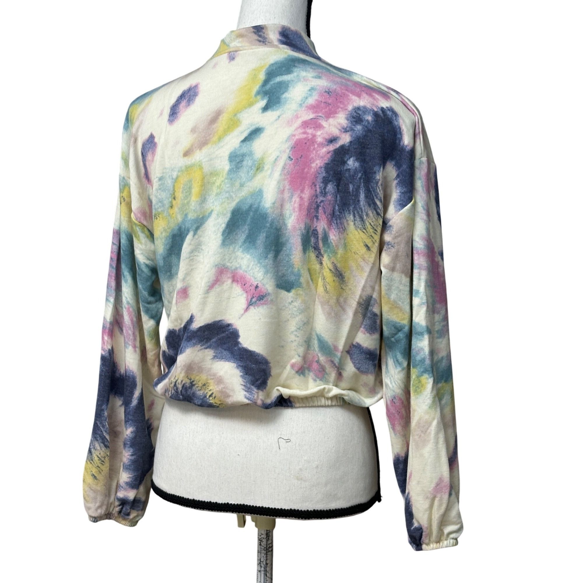 Other All in Favor Mock Neck, Tie-dye Crop Top, M Size M / US 6-8 / IT 42-44 - 3 Thumbnail
