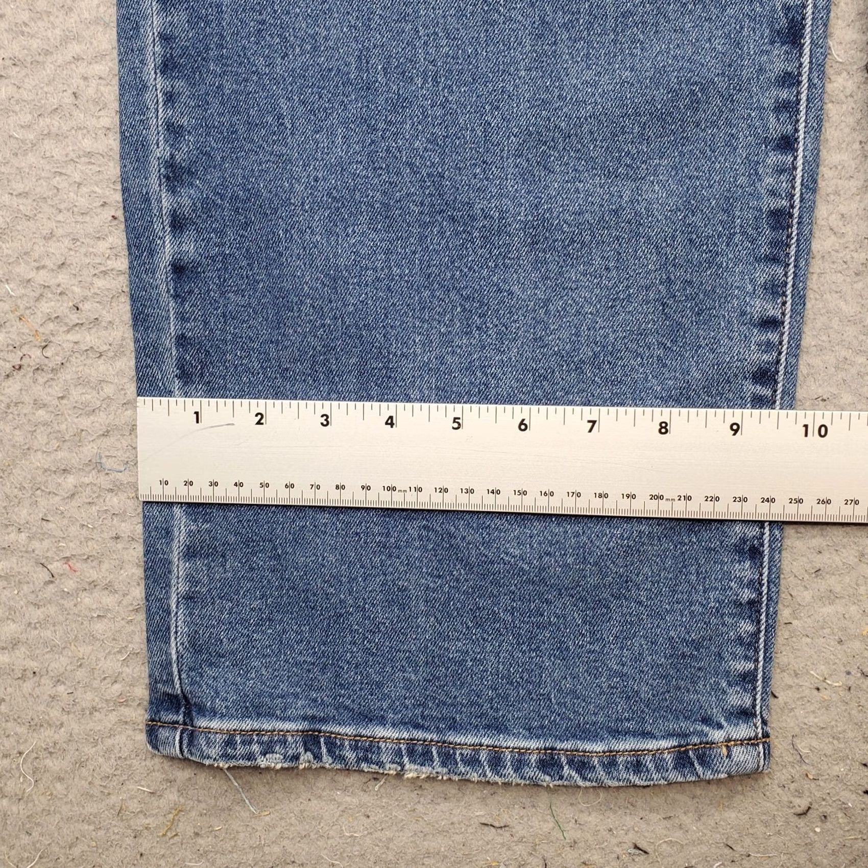 Gloria Vanderbilt Gloria Vanderbilt Jeans Womens 16 Blue Denim Stretch Relaxed Straight Leg Shirt? Size 38" / US 16 / IT 52 - 5 Thumbnail