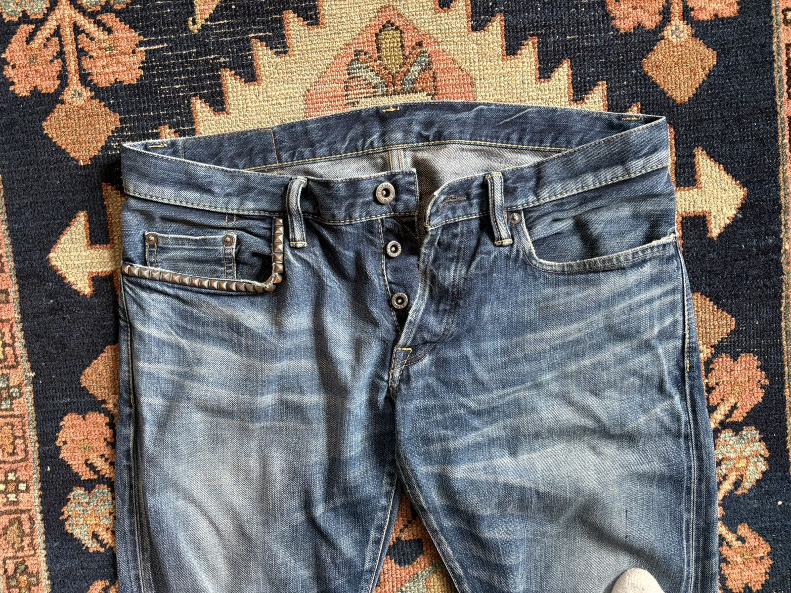 Hysteric Glamour Hysteric Glamour Studded jeans Size US 32 / EU 48 - 3 Thumbnail