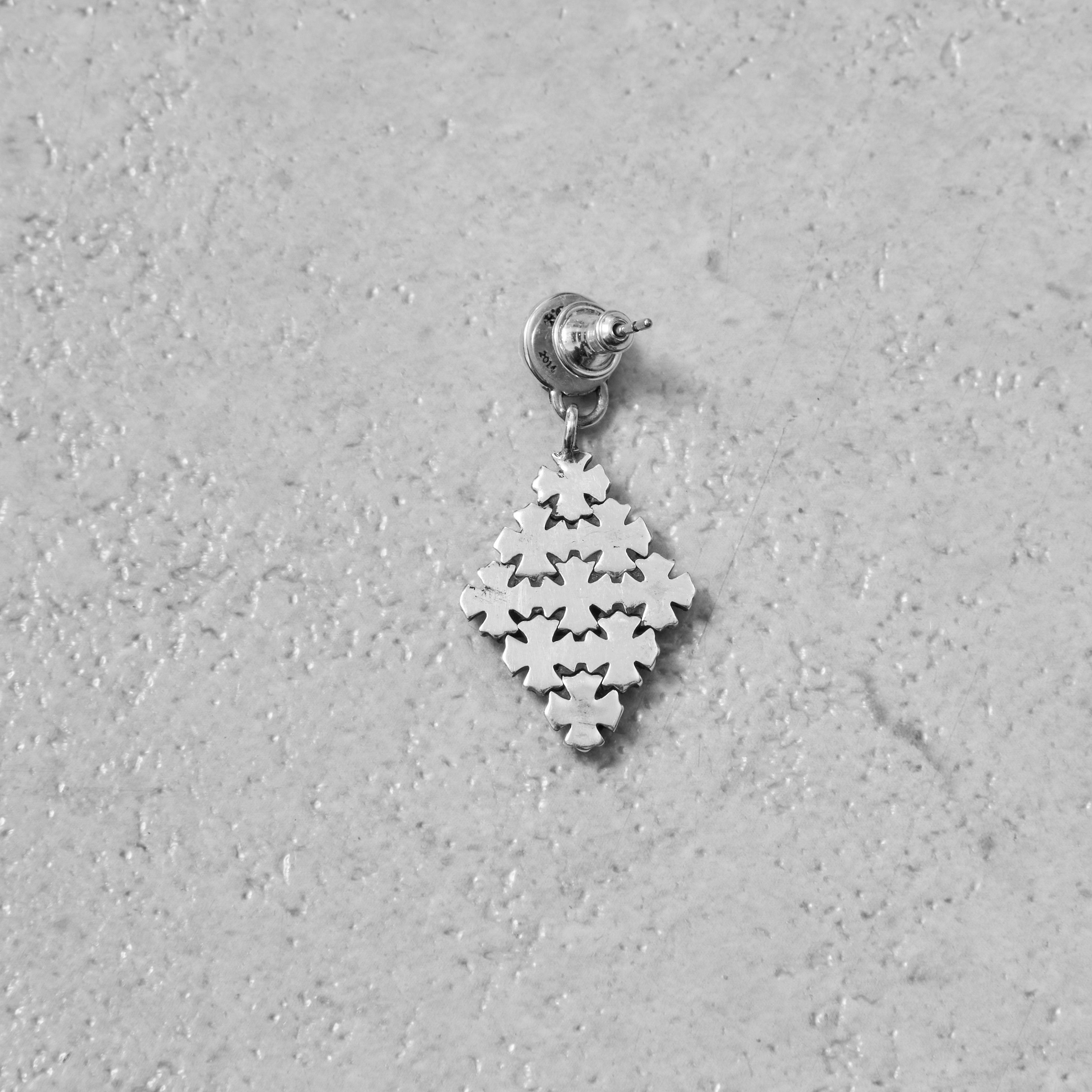 Chrome Hearts CHROME HEARTS HOOP PLUS PUNK TINY EARRING SILVER Size ONE SIZE - 4 Thumbnail