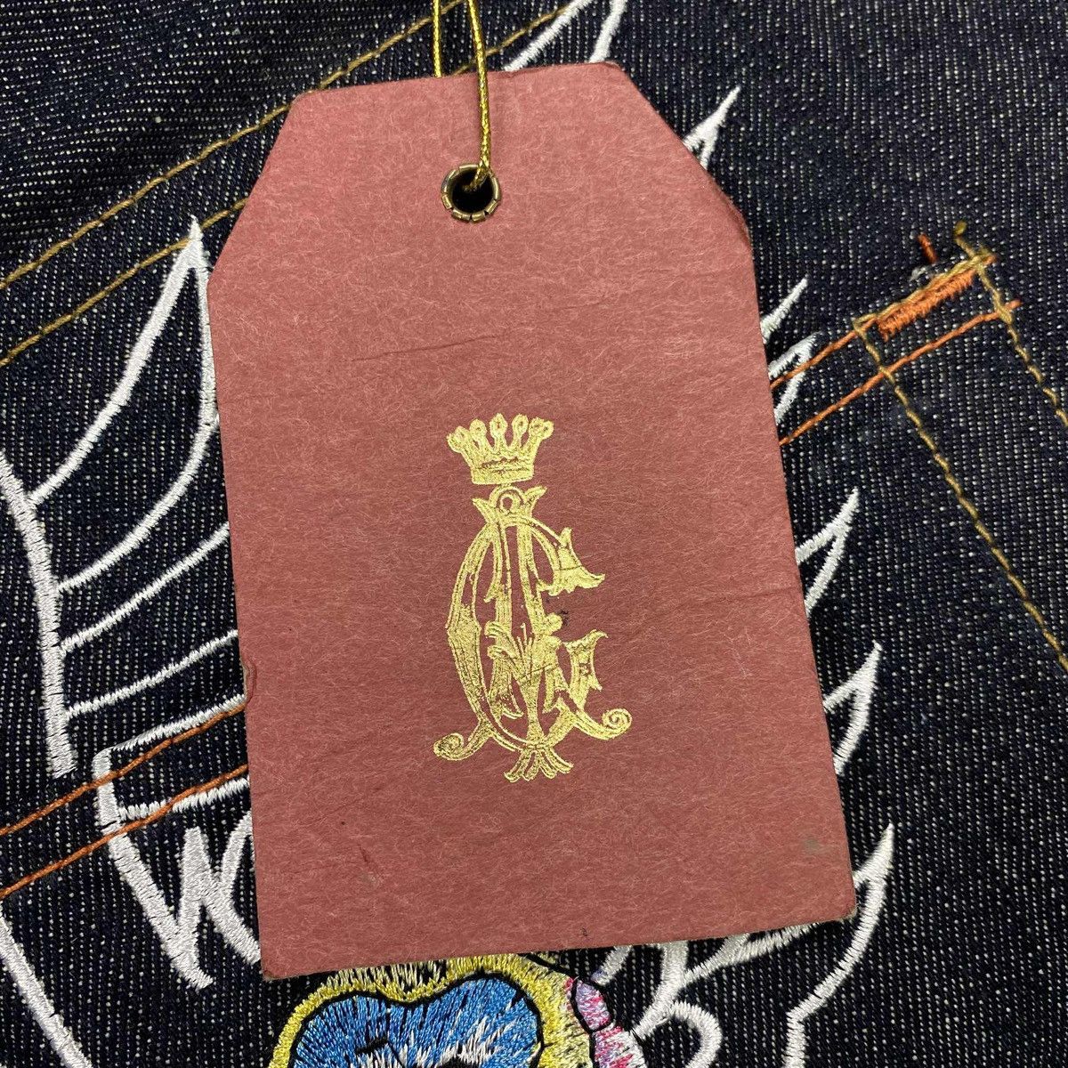 Ed Hardy Rare 2001 Snake Serpent Christian Audigier Jeans Size US 44 / EU 60 - 4 Thumbnail
