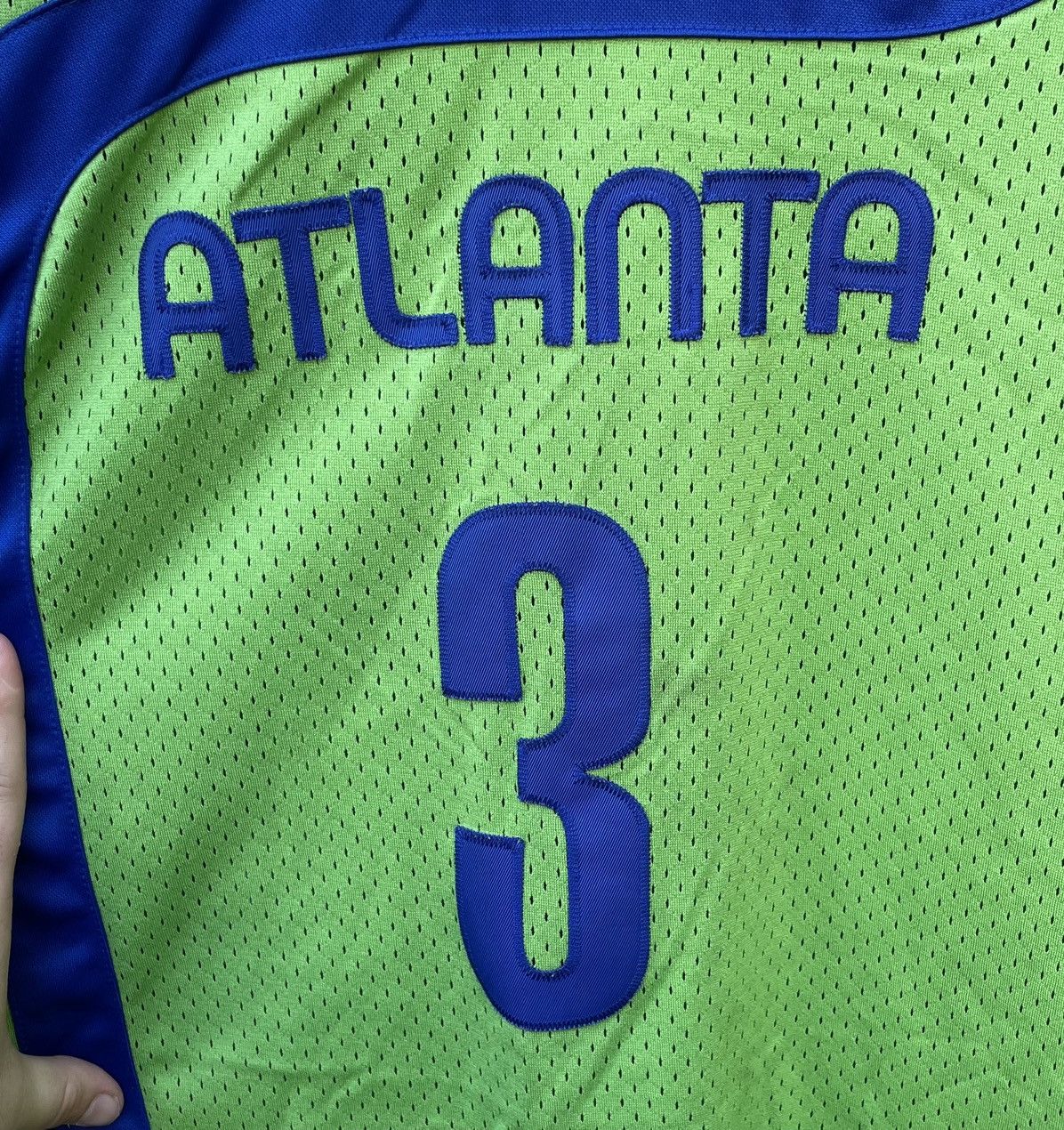 Nike VTG Shareef Abdur-Rahim #3 Atlanta Hawks Swingman Jersey Size US L / EU 52-54 / 3 - 4 Thumbnail