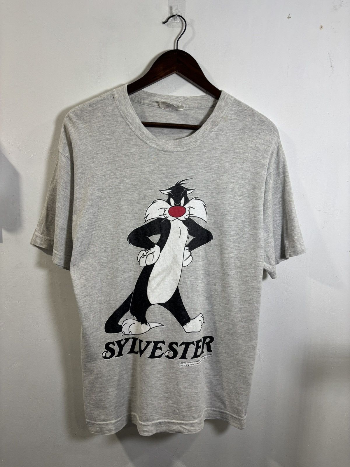 Vintage × Warner Bros Vintage 90’s Sylvester Tshirt Size US M / EU 48-50 / 2 - 1 Thumbnail
