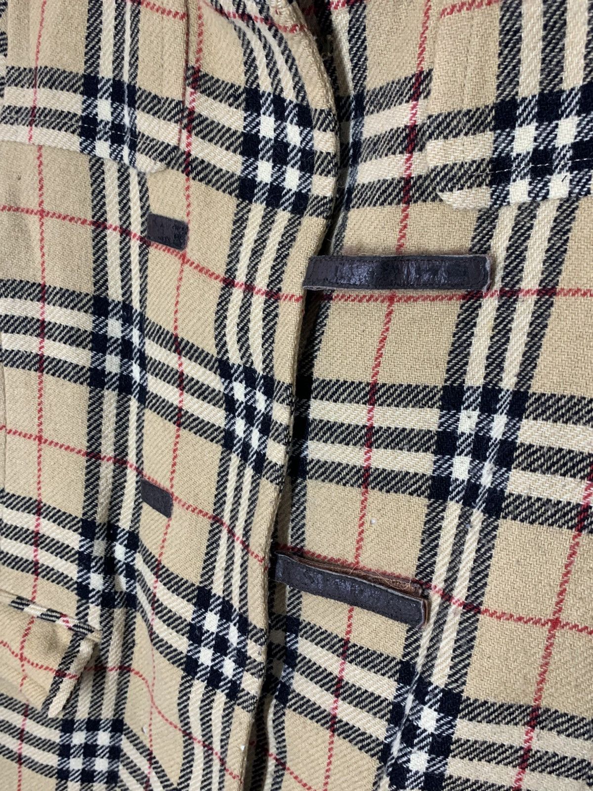 Burberry Vintage Bruberry Blue Label Japan Nova Check Wool Size US S / EU 44-46 / 1 - 9 Thumbnail