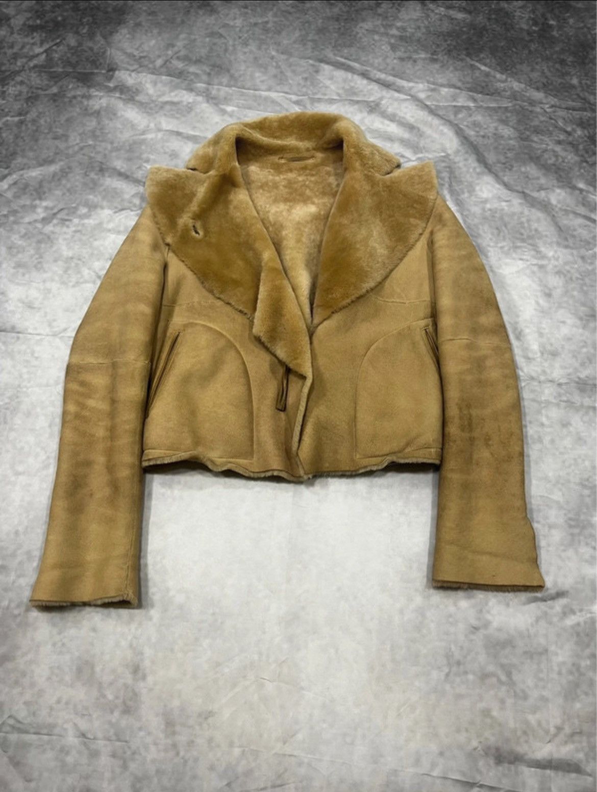 Issey Miyake Issey Miyake Shearling Leather Jacket Vintage Avant Garde Size M / US 6-8 / IT 42-44 - 1 Thumbnail