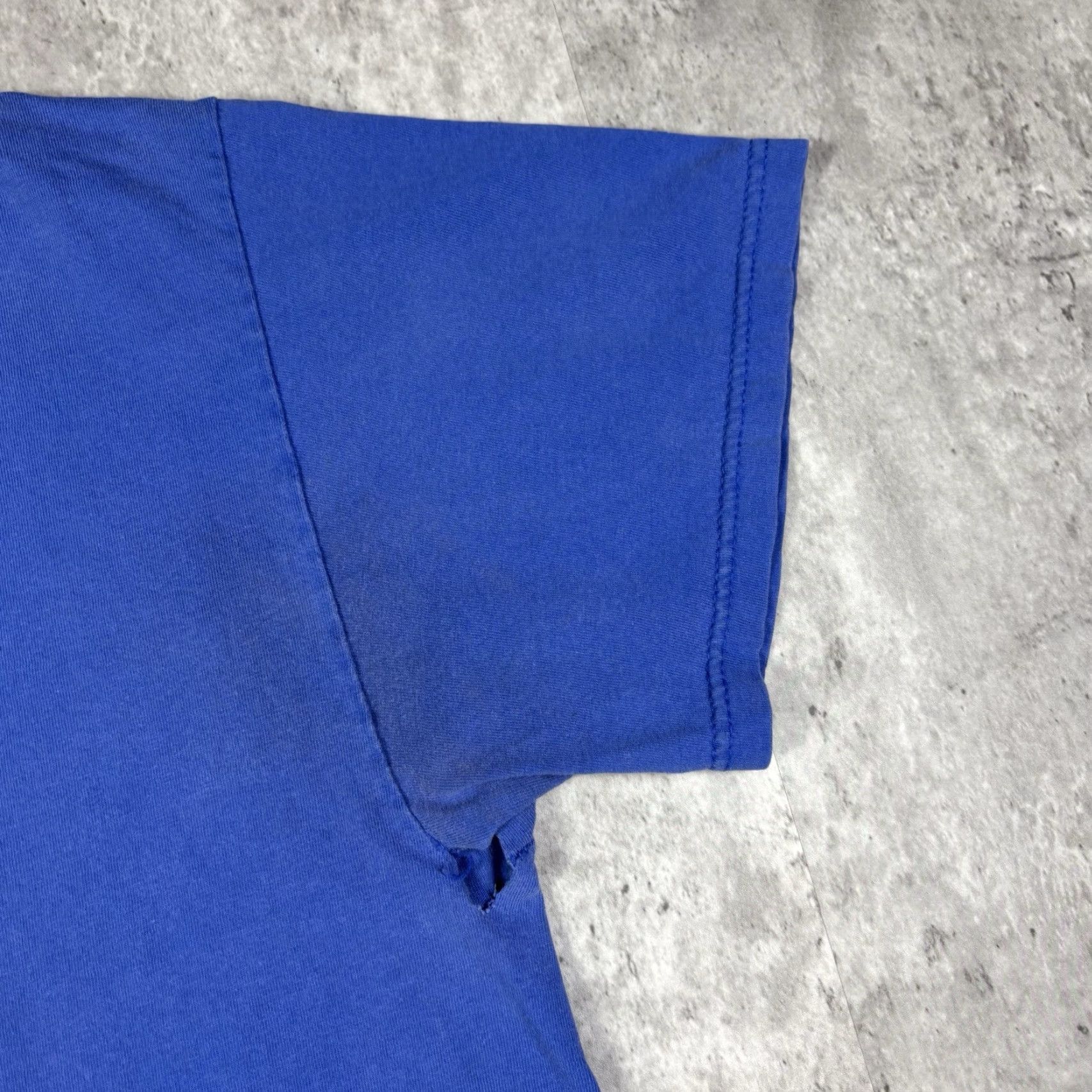 Vintage VINTAGE Alstyle T-Shirt Blue XL Men Short Sleeve Round Neck Funny 80s Cartoon 90s Smurf Quote Text Humor Comedy Size US XL / EU 56 / 4 - 6 Thumbnail