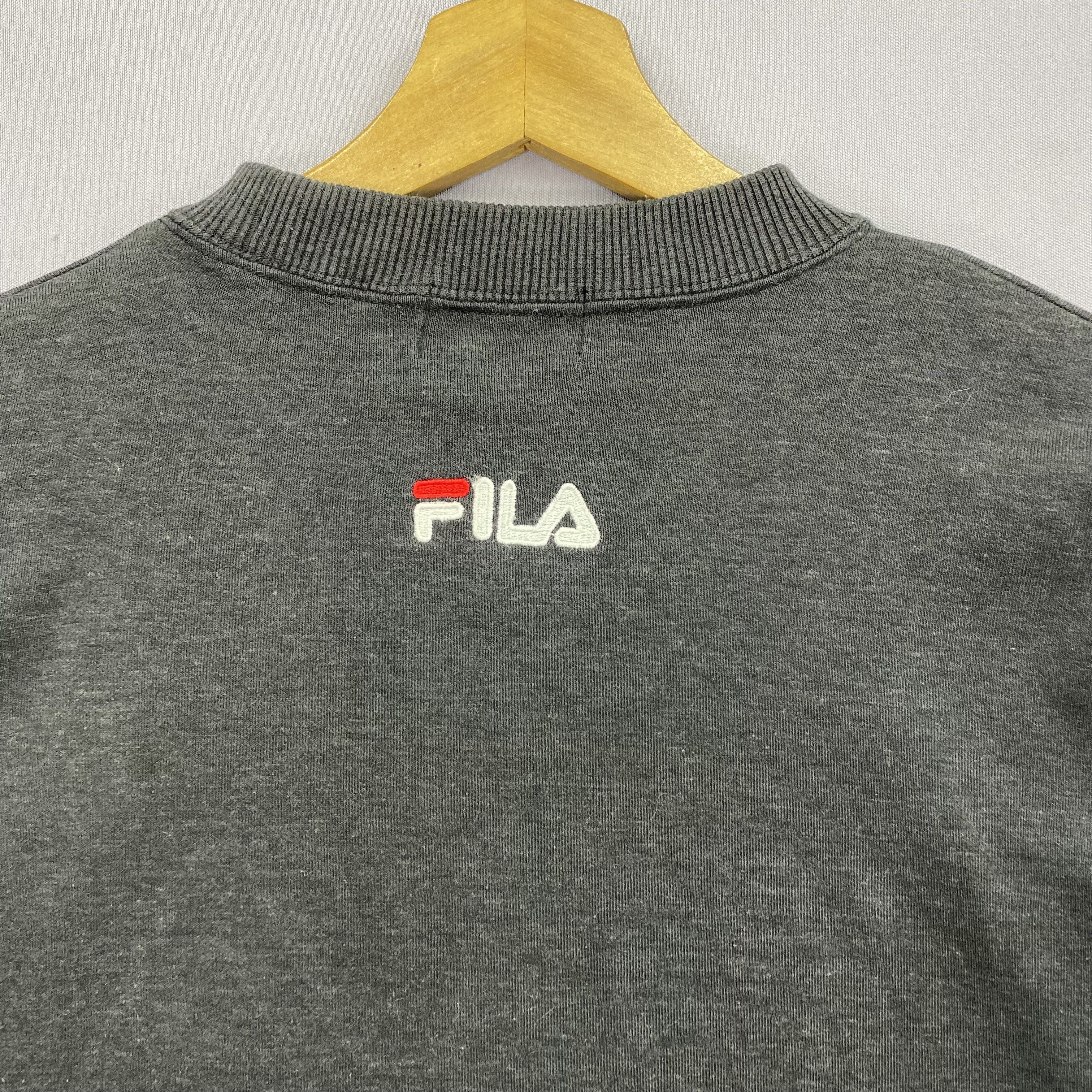 Fila Vintage 90s Fila Sweater Spellout Sweatshirt Jumper Size US M / EU 48-50 / 2 - 5 Thumbnail