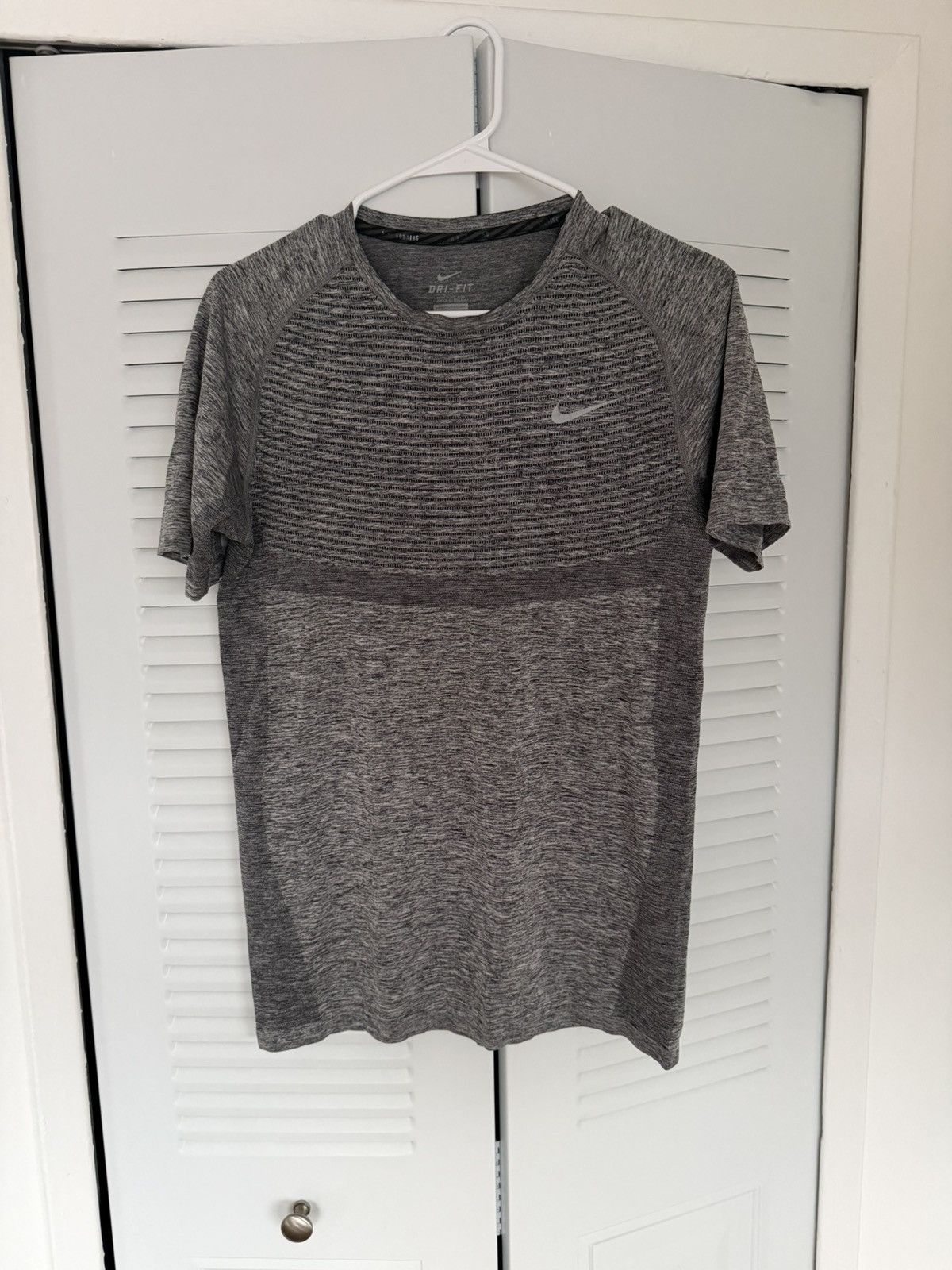 Nike Nike Dri-FIT Grey Seamless Running Tee (Size S) Size US S / EU 44-46 / 1 - 2 Thumbnail