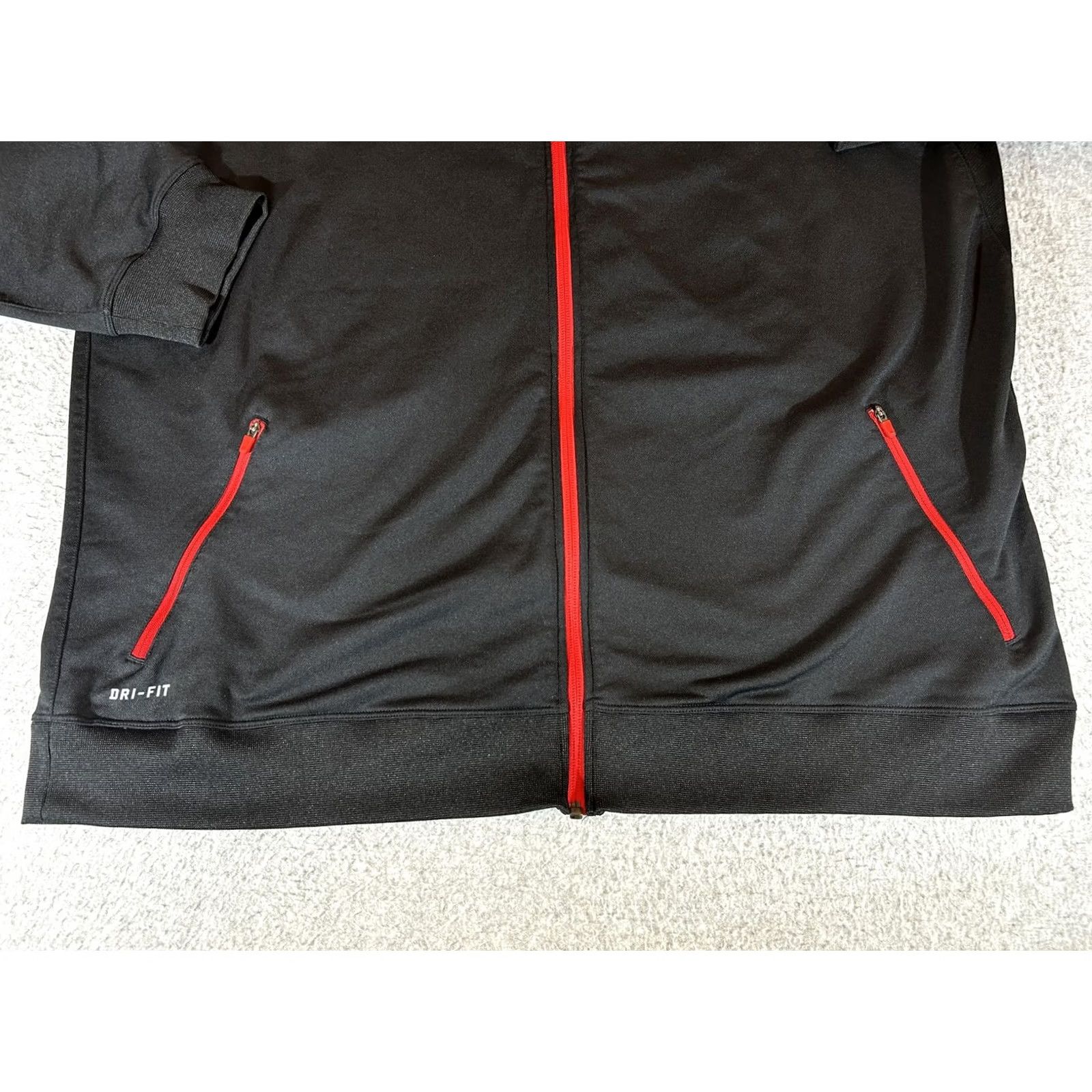Nike Nike Dri-FIT Jacket Mens 3XLT Hooded Zip Black Basketball Jersey? Size US XXL / EU 58 / 5 - 2 Thumbnail