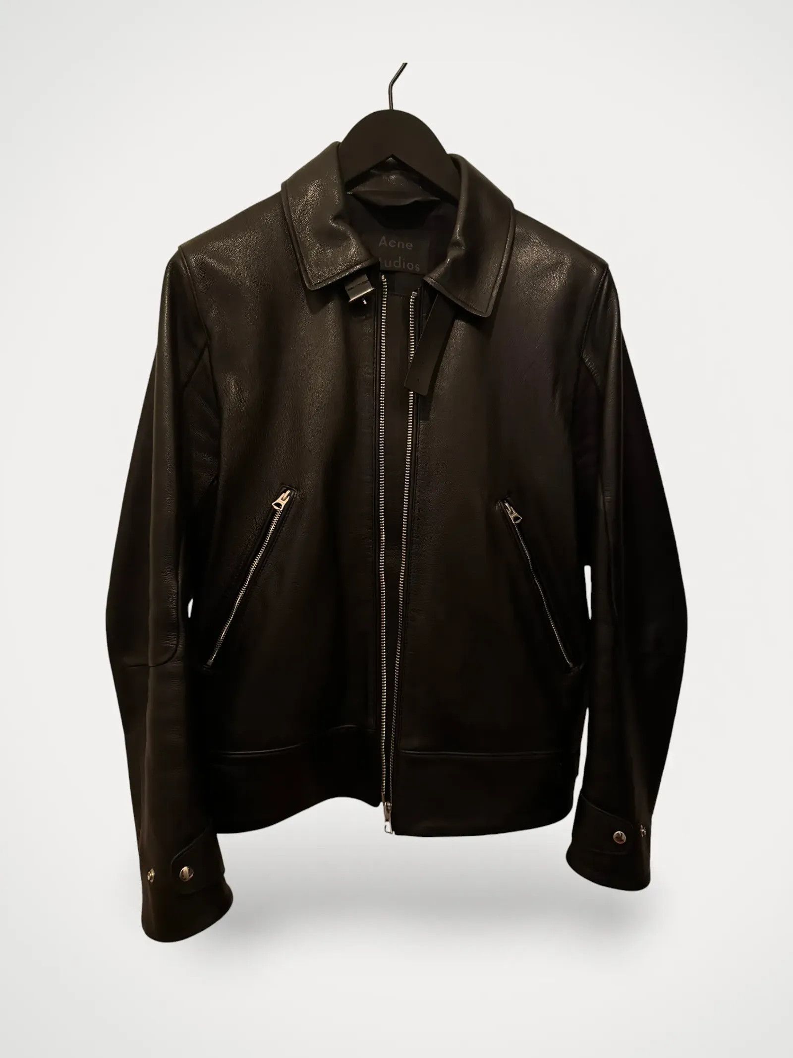 Acne Studios Acne Studios Leather Jacket Size US S / EU 44-46 / 1 - 1 Thumbnail