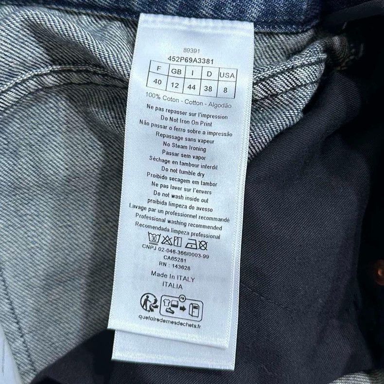 Dior Dior 25 New Monogram Straight Jeans Size US 34 / EU 50 - 7 Thumbnail