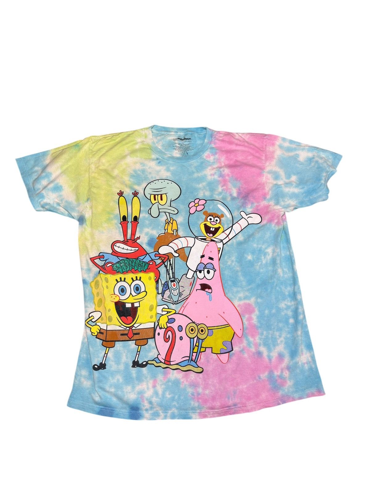Nickelodeon Nickelodeon SpongeBob Tie-Dye Graphic Tee | Size L Size L / US 10 / IT 46 - 1 Preview