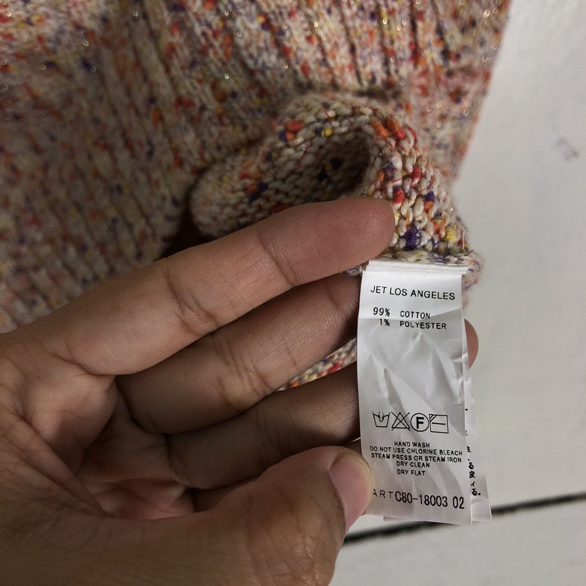 Japanese Brand 🔥90’s Vintage Tweed Knit Sweatshirt Jet Los Angeles Japan Size US M / EU 48-50 / 2 - 11 Thumbnail