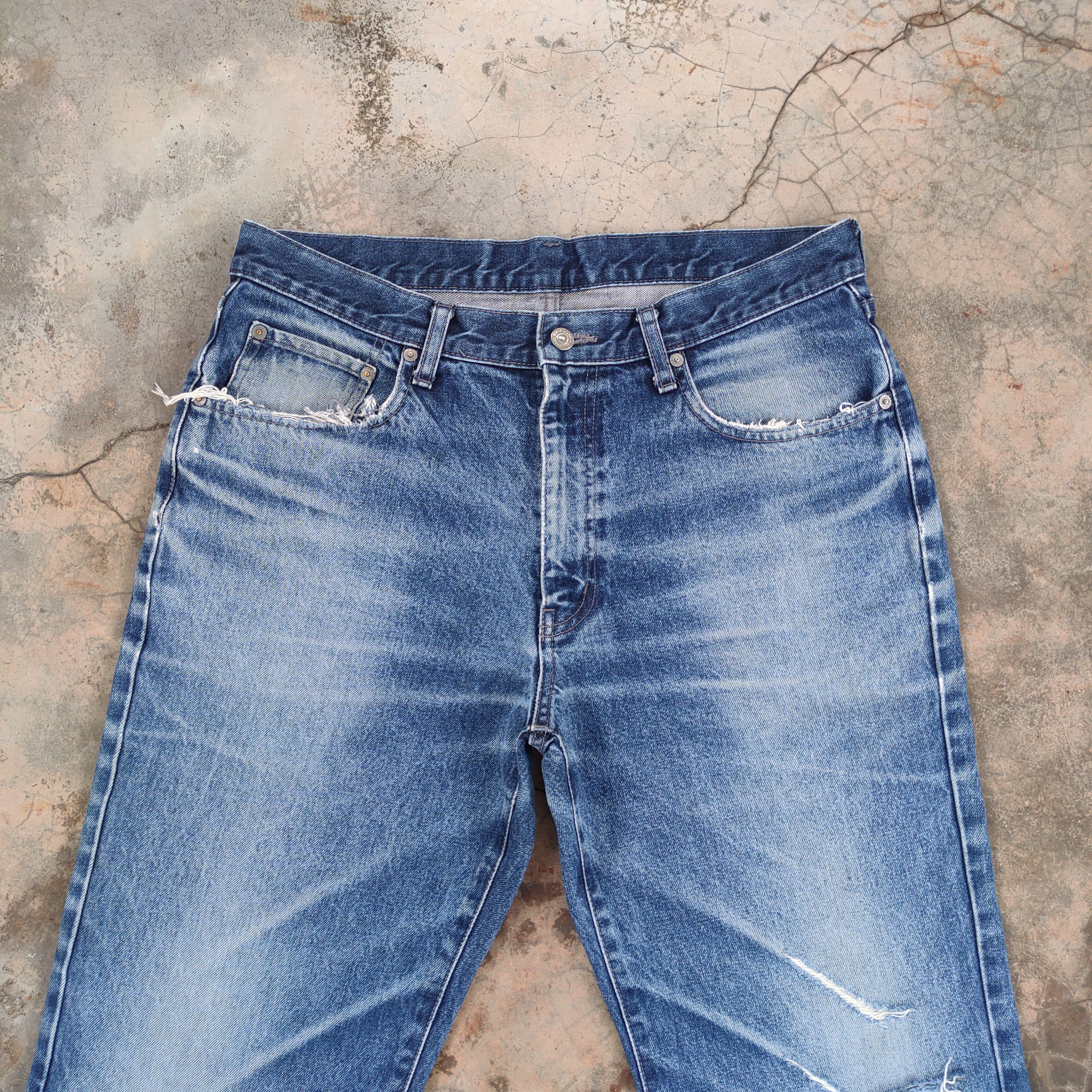 Japanese Brand W34 VINTAGE JAPANESE FADED DISTRESSED JEANS PANTS Size US 34 / EU 50 - 3 Thumbnail
