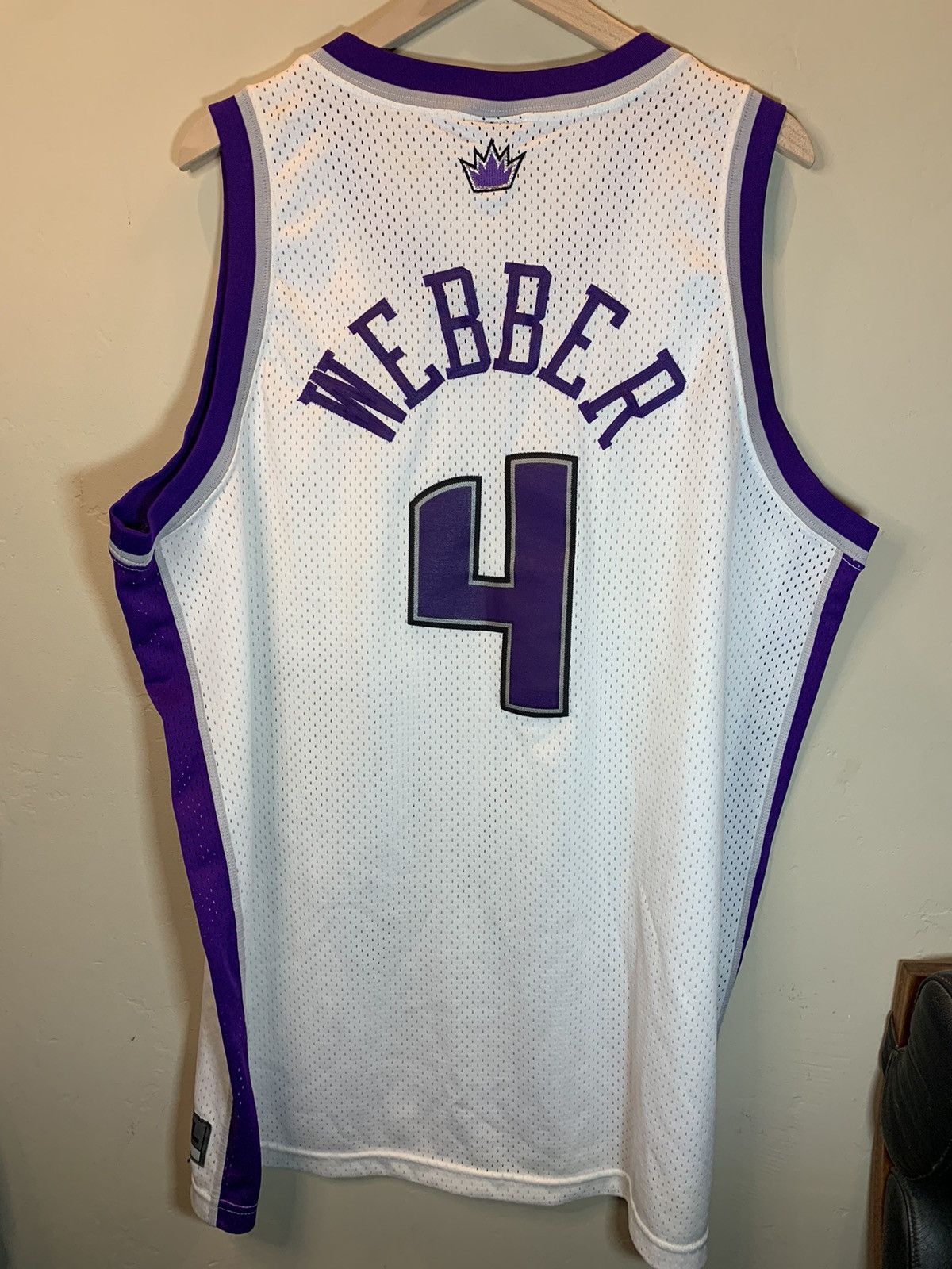 NBA × Nike × Vintage *RARE* Vintage Chris Webber Sacramento Kings Nike NBA Jersey Size US XXL / EU 58 / 5 - 2 Thumbnail