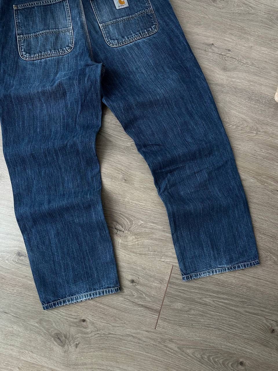 Carhartt × Carhartt Wip × Vintage Vintage Carhartt Simple Denim Distressed Faded Pants Size US 34 / EU 50 - 5 Thumbnail