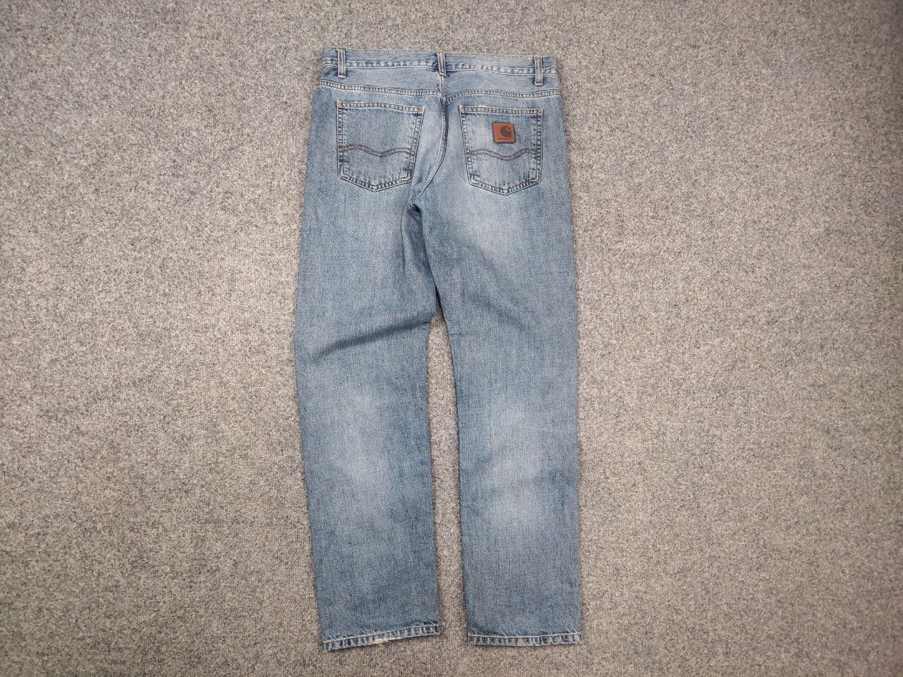 Carhartt Carhartt Wip Bexar Denim Faded Straight Jeans Vintage Style Size US 33 - 5 Thumbnail