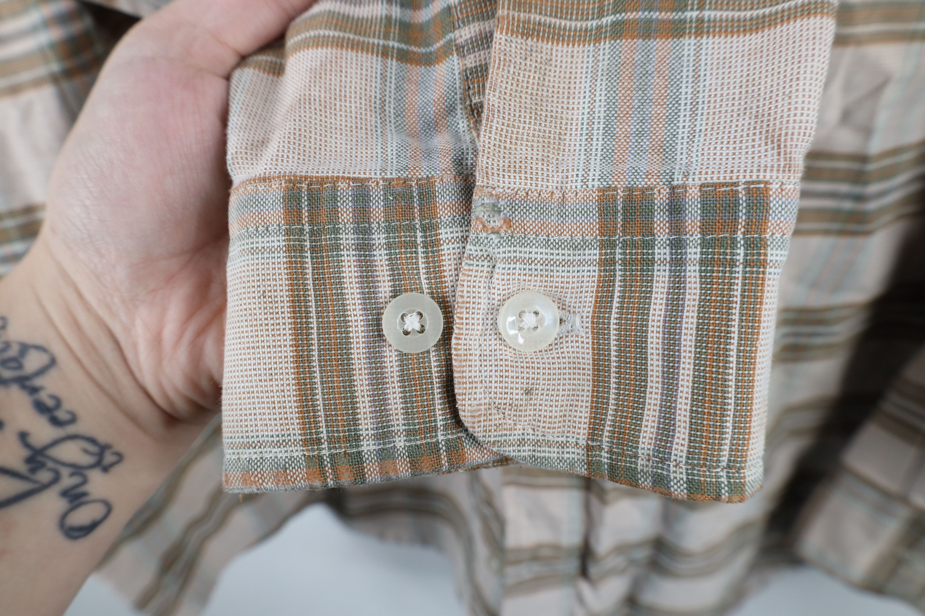 Big Mac Vintage 90s Big Mac Collared Work Button Shirt Plaid Size US L / EU 52-54 / 3 - 8 Thumbnail