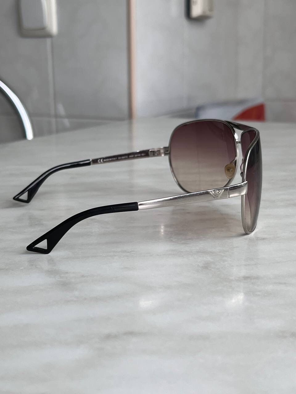 Emporio Armani × Vintage Vintage Emporio Armani Sunglasses Punk Rock Eyewear Logo Y2K Size ONE SIZE - 4 Thumbnail