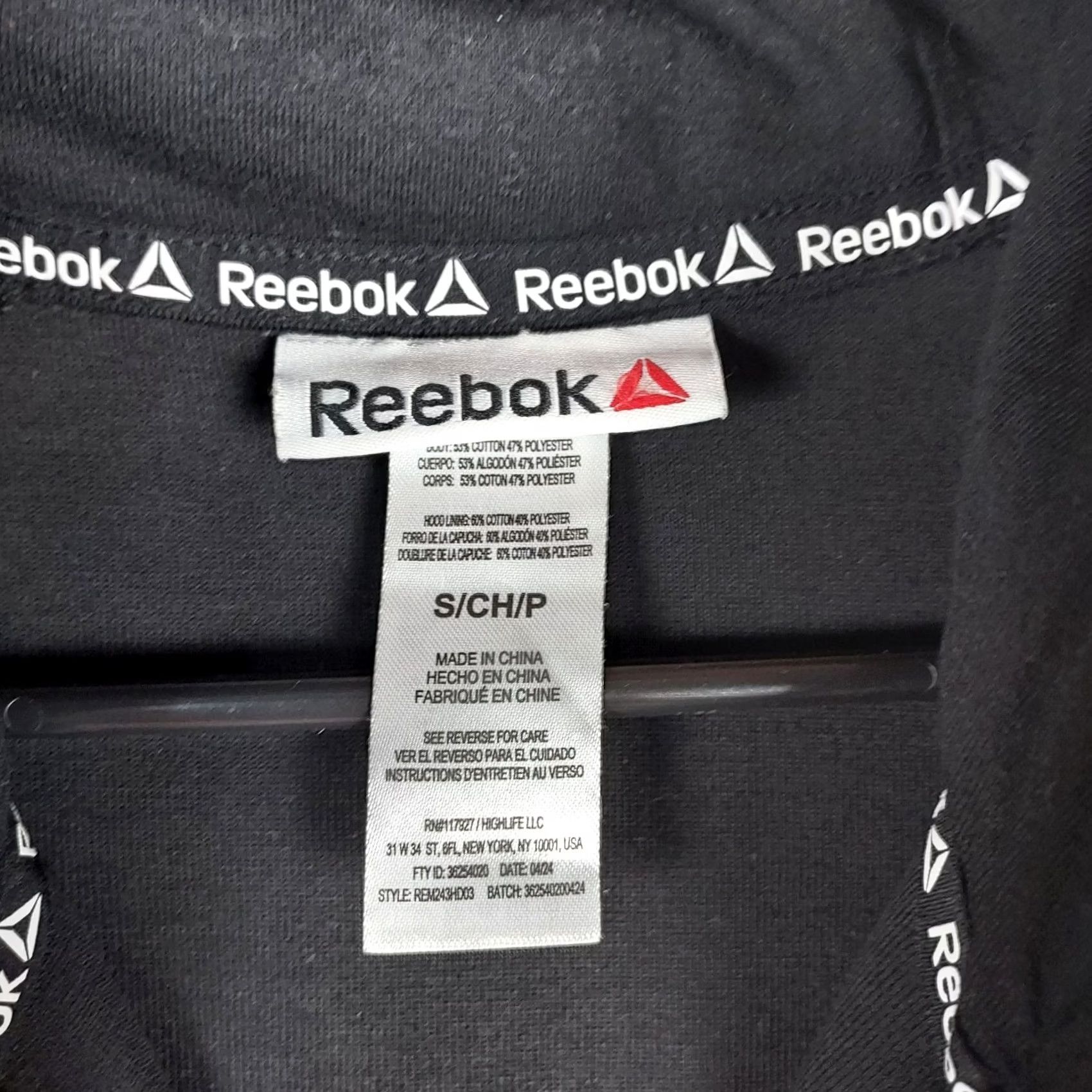 Reebok Reebok Softshell Hooded Jacket Womens Small Black Full Zip Athletic Size S / US 4 / IT 40 - 3 Thumbnail